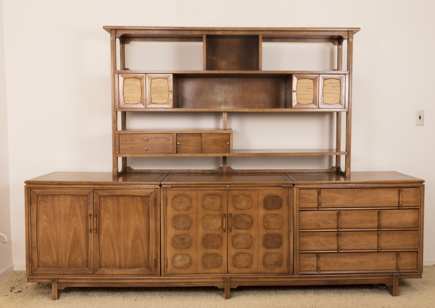 Mid Century Modern "Tamerlane" Buffet With Cabinet by Thomasville