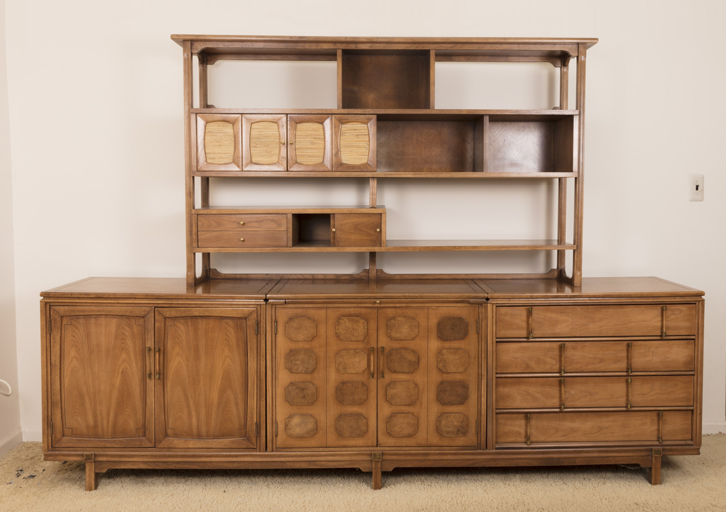 Mid Century Modern "Tamerlane" Buffet With Cabinet by Thomasville