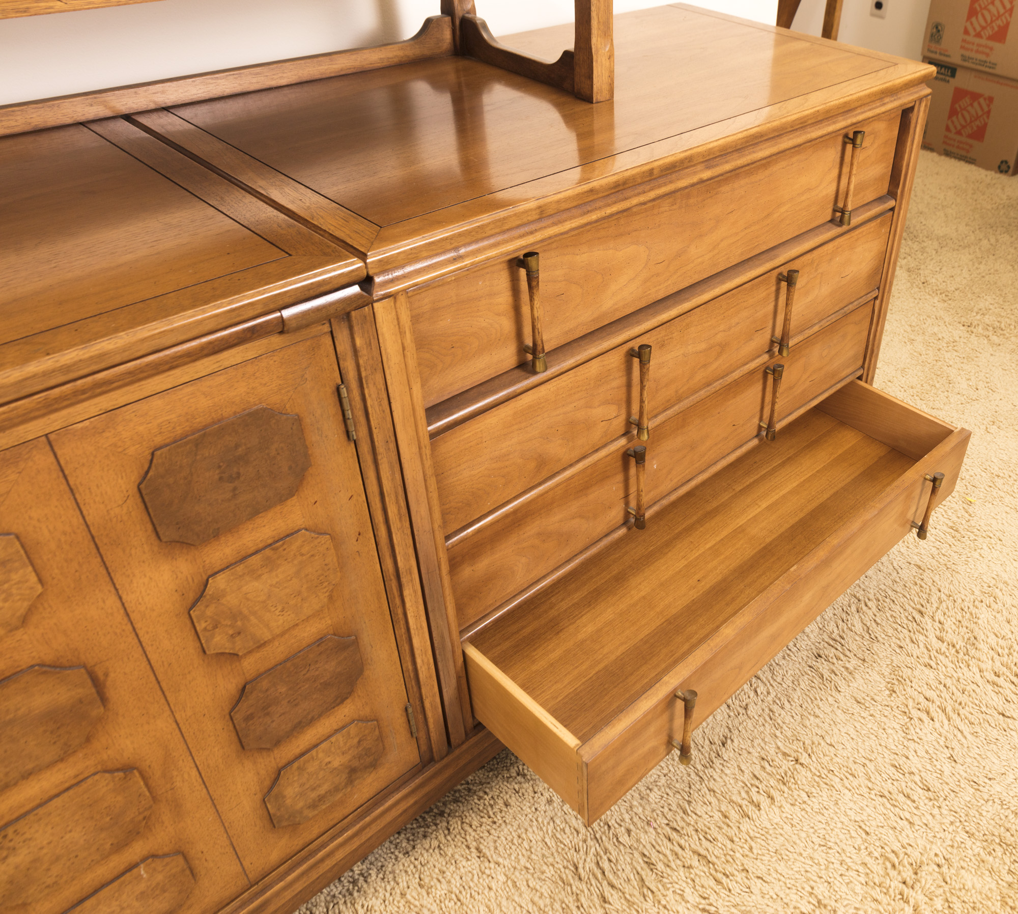Mid Century Modern "Tamerlane" Buffet With Cabinet by Thomasville