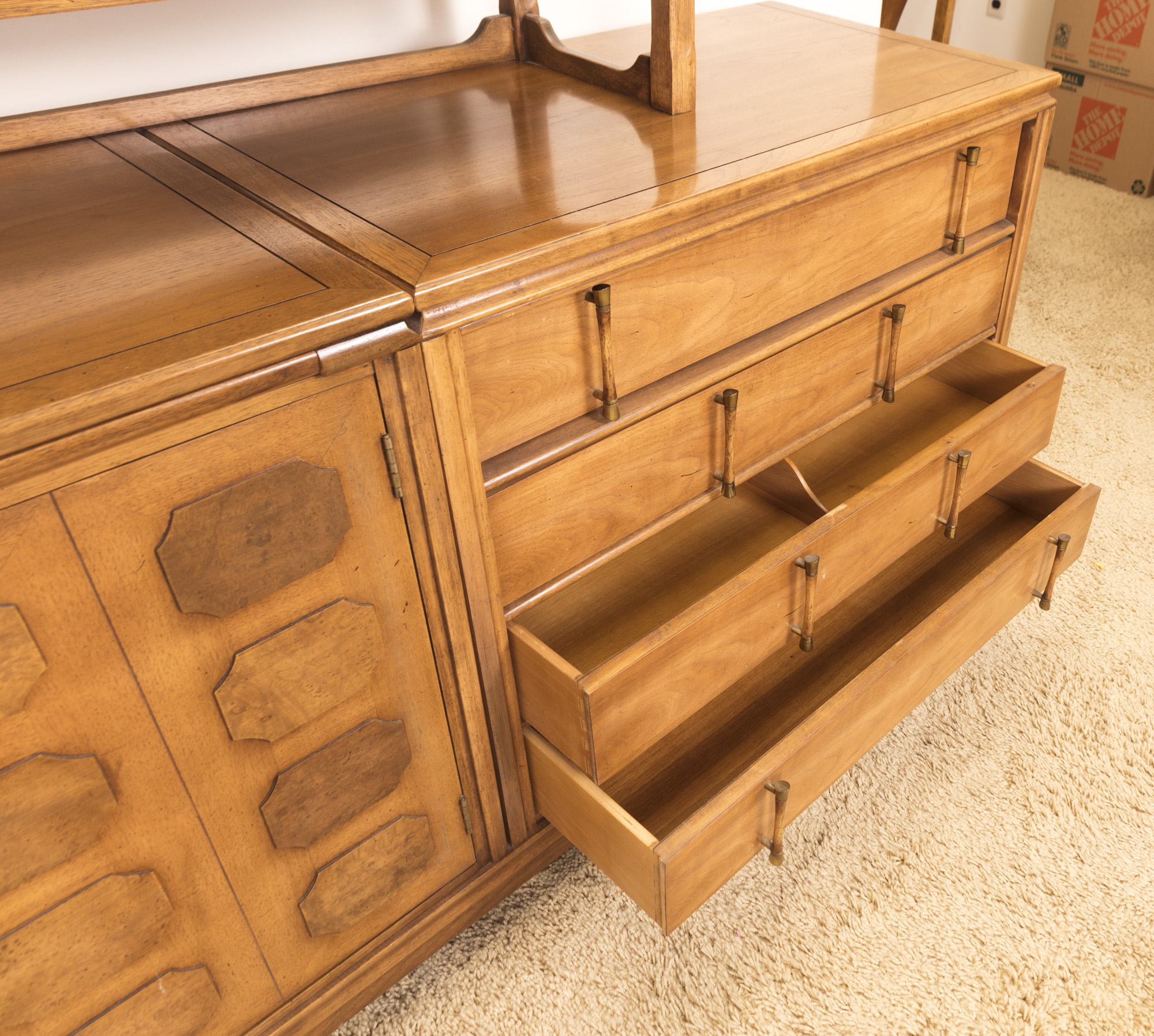 Mid Century Modern "Tamerlane" Buffet With Cabinet by Thomasville