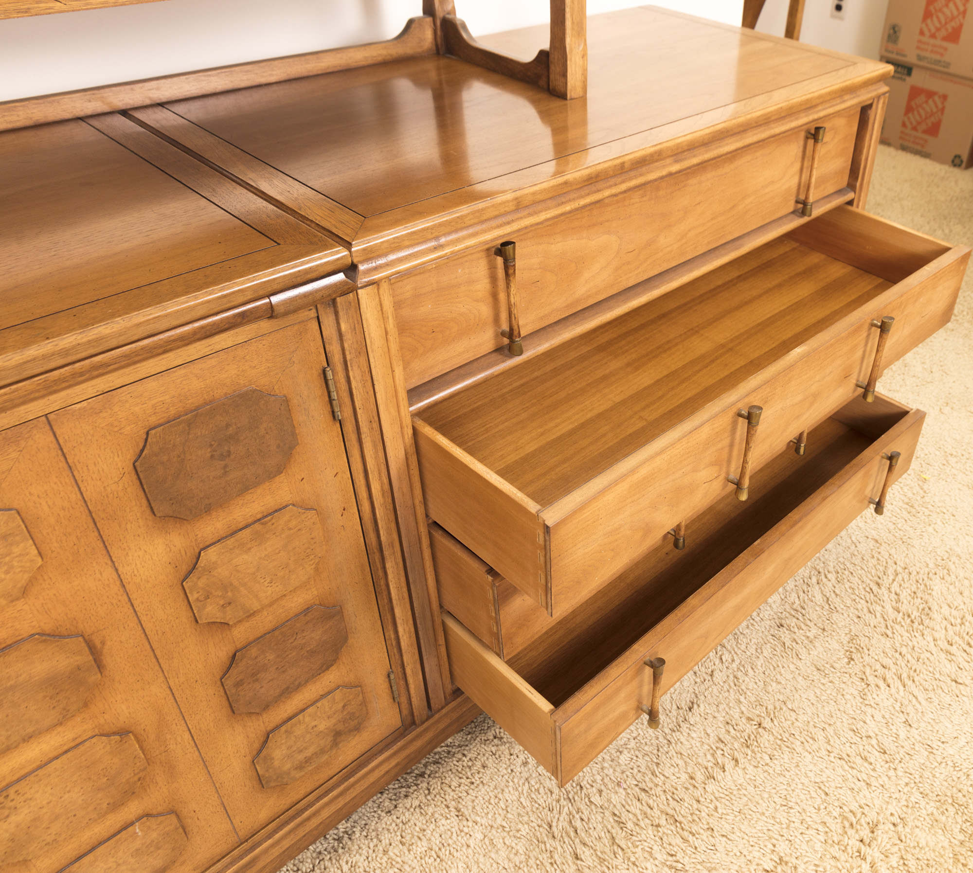 Mid Century Modern "Tamerlane" Buffet With Cabinet by Thomasville