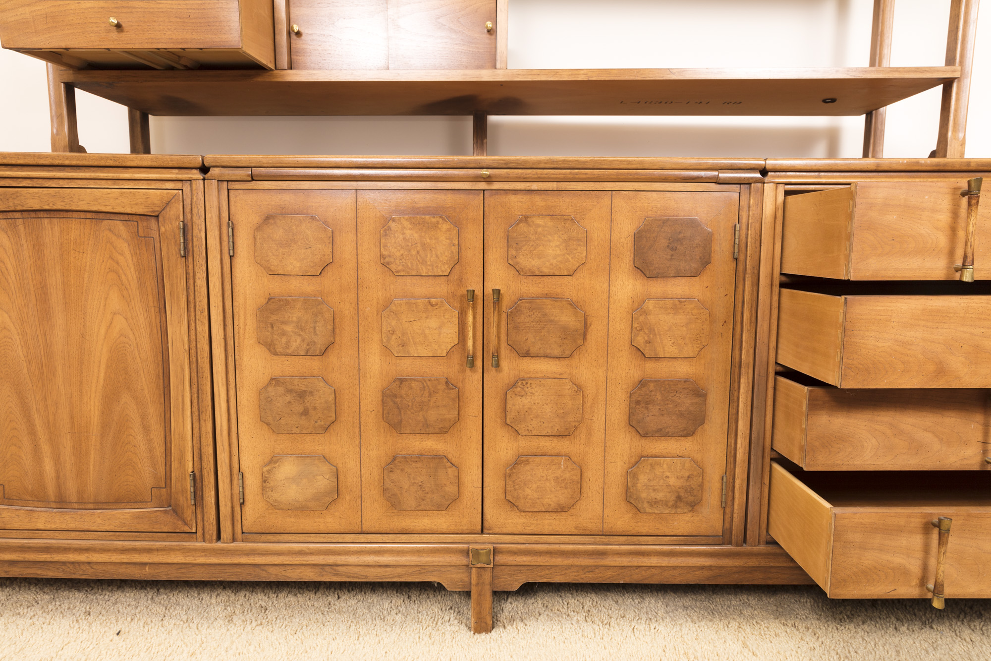 Mid Century Modern "Tamerlane" Buffet With Cabinet by Thomasville