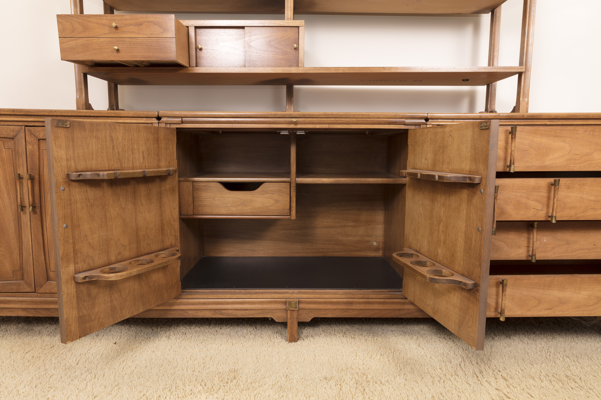 Mid Century Modern "Tamerlane" Buffet With Cabinet by Thomasville