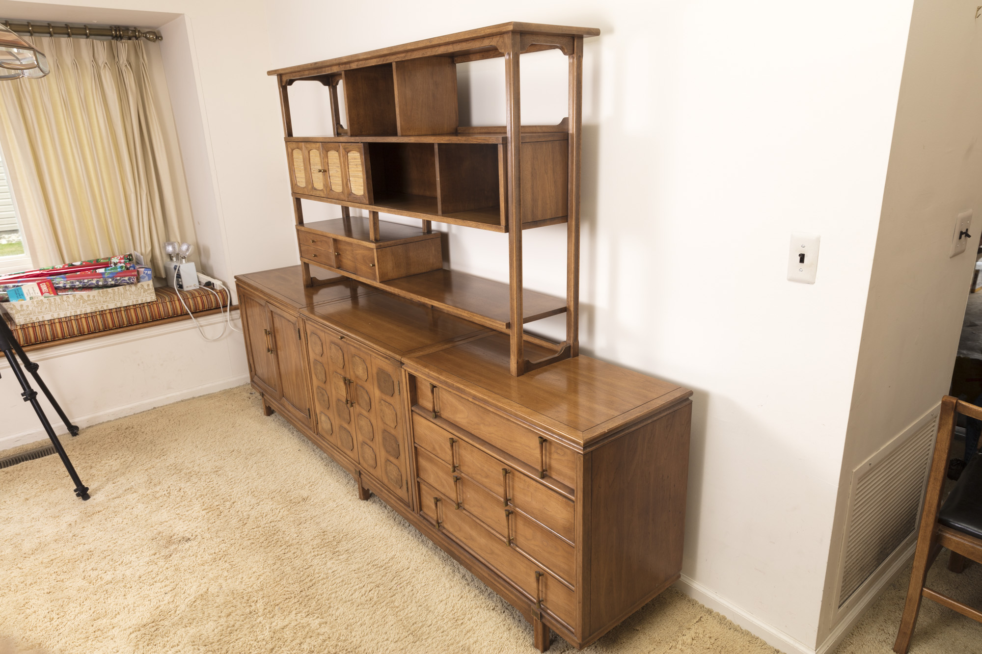 Mid Century Modern "Tamerlane" Buffet With Cabinet by Thomasville