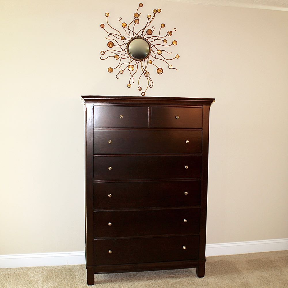 Thomasville Highboy Dresser and Mirror