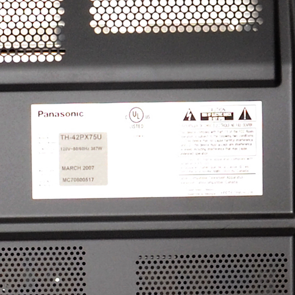 42" Panasonic Plasma HDTV