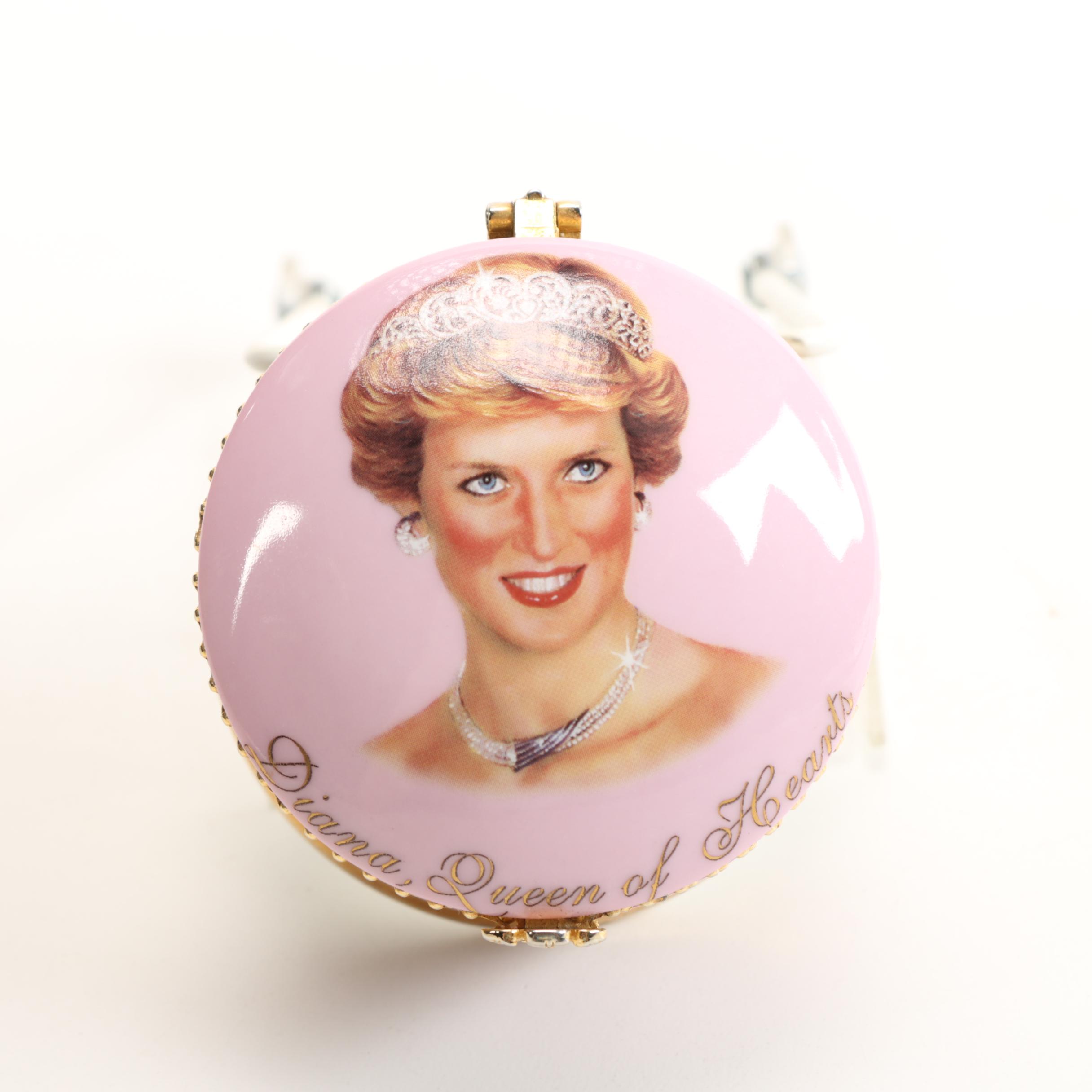 "Diana, Queen of Our Hearts" Porcelain Music Box