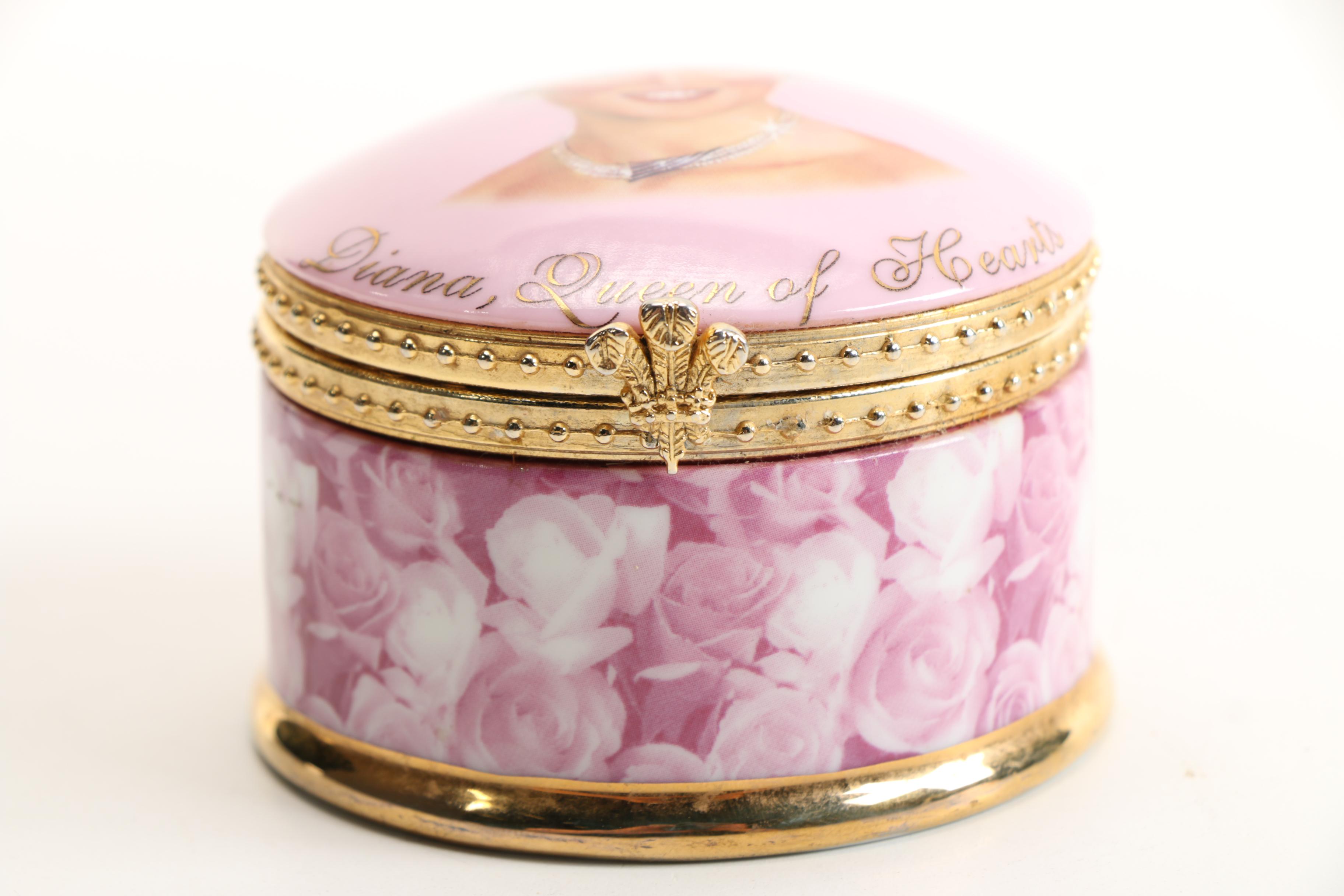 "Diana, Queen of Our Hearts" Porcelain Music Box