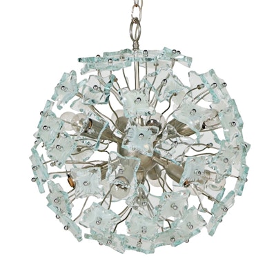 Mid Century Modern "Sputnik" Chandelier by Fontana Arte Mid Century Modern "Sputnik" Chandelier by Fontana Arte