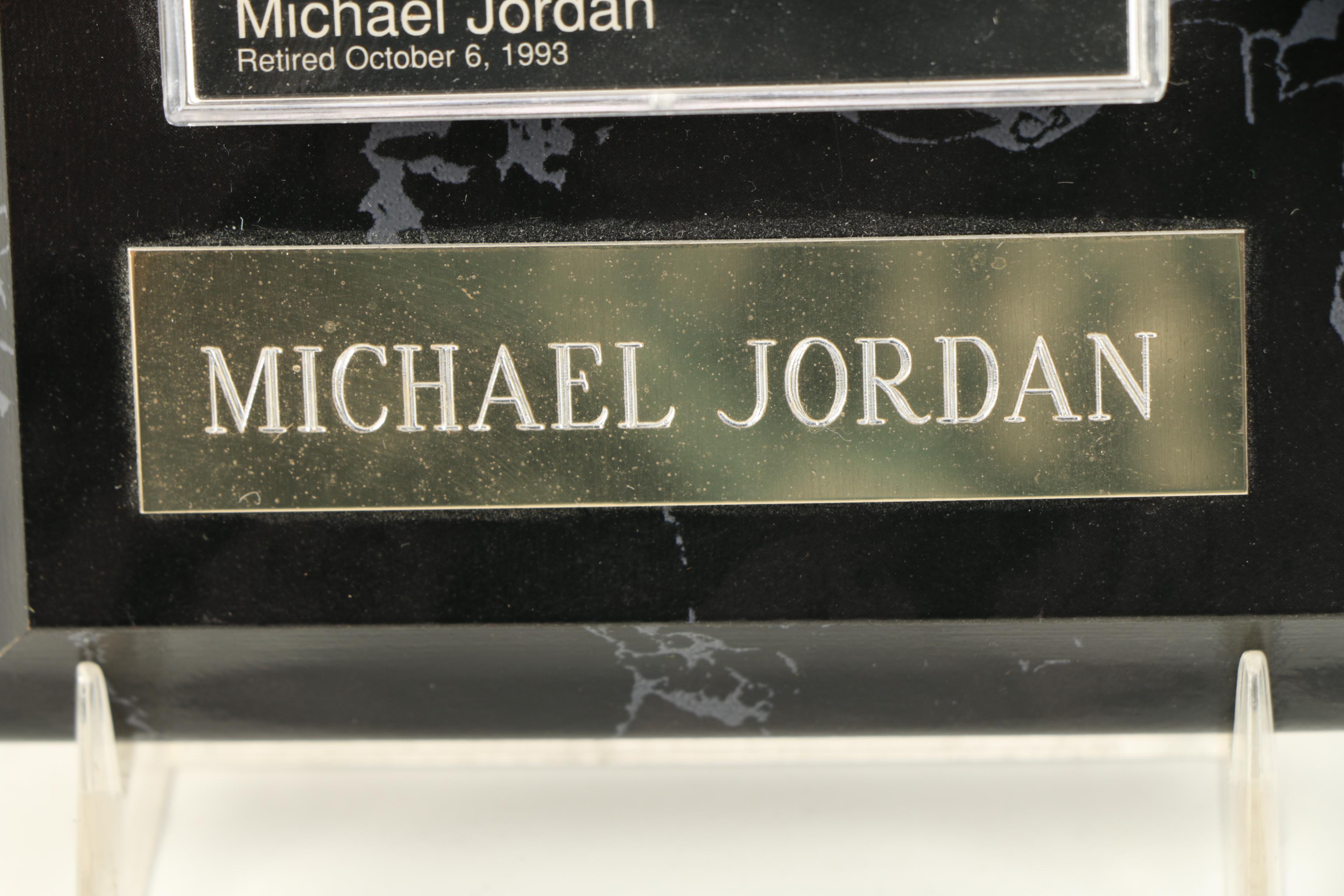 Framed Michael Jordan Trading Card