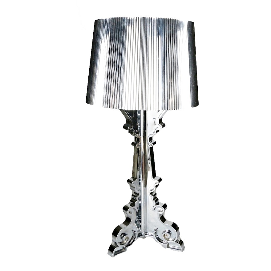"Bourgie" Chrome Table Lamp by Kartell