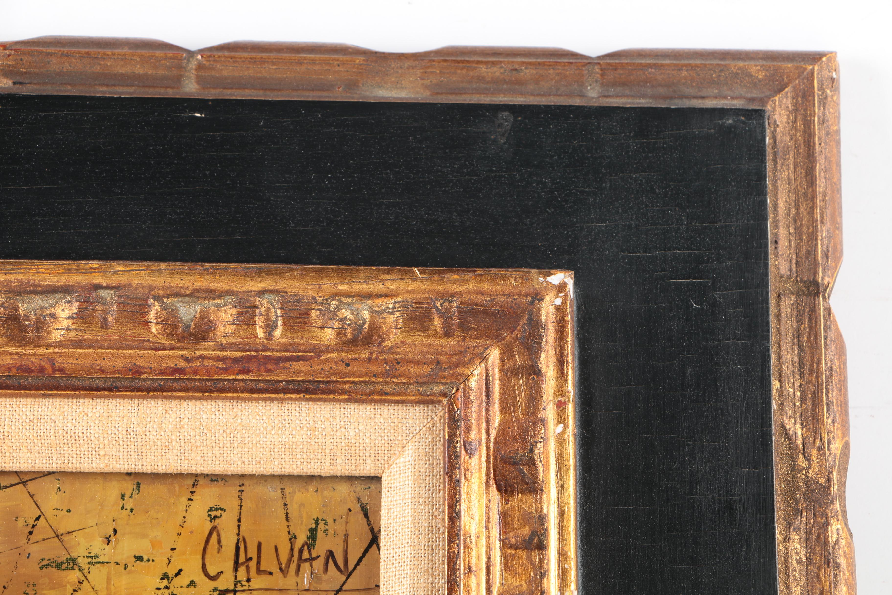 Calvan Varnished Oil Painting of Still Life EBTH