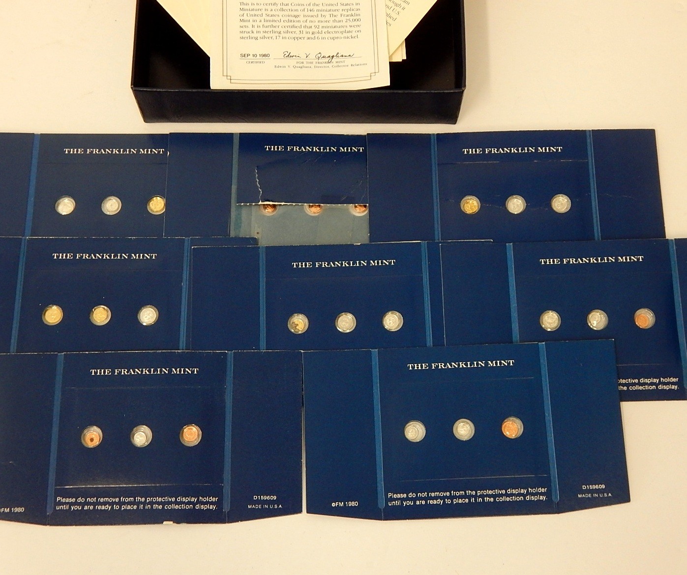 Franklin Mint Miniature Coins of the United States