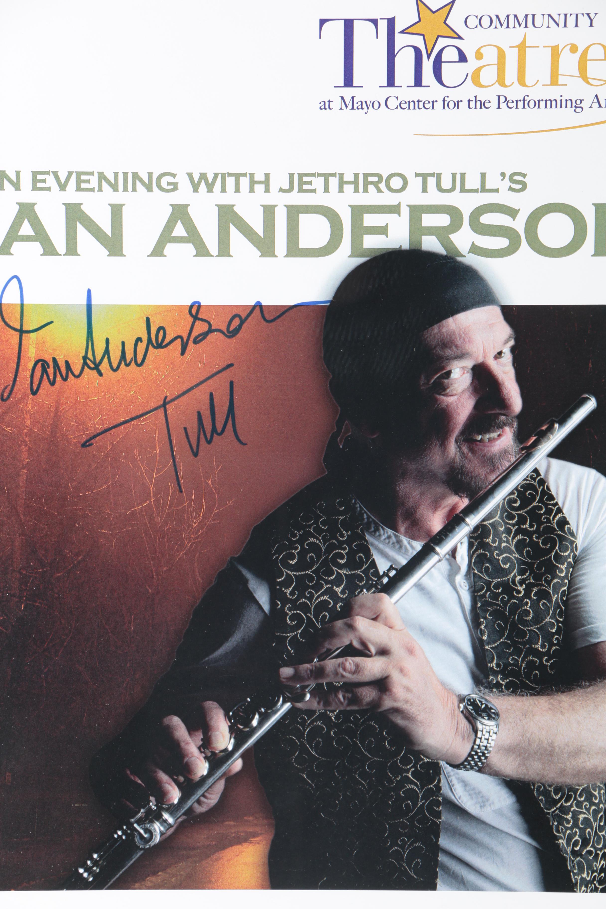 Signed Offset Lithograph Posters Featuring Todd Rundgren and Ian Anderson