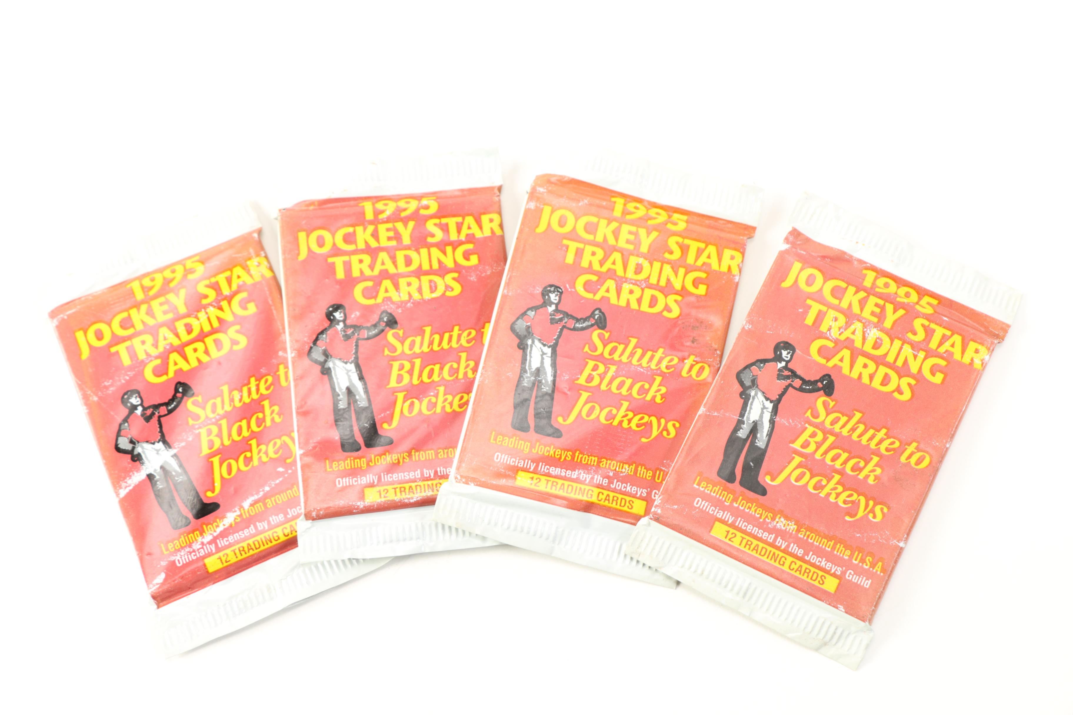 Collection of Sealed 1995 JockeyStar Trading Card Packs