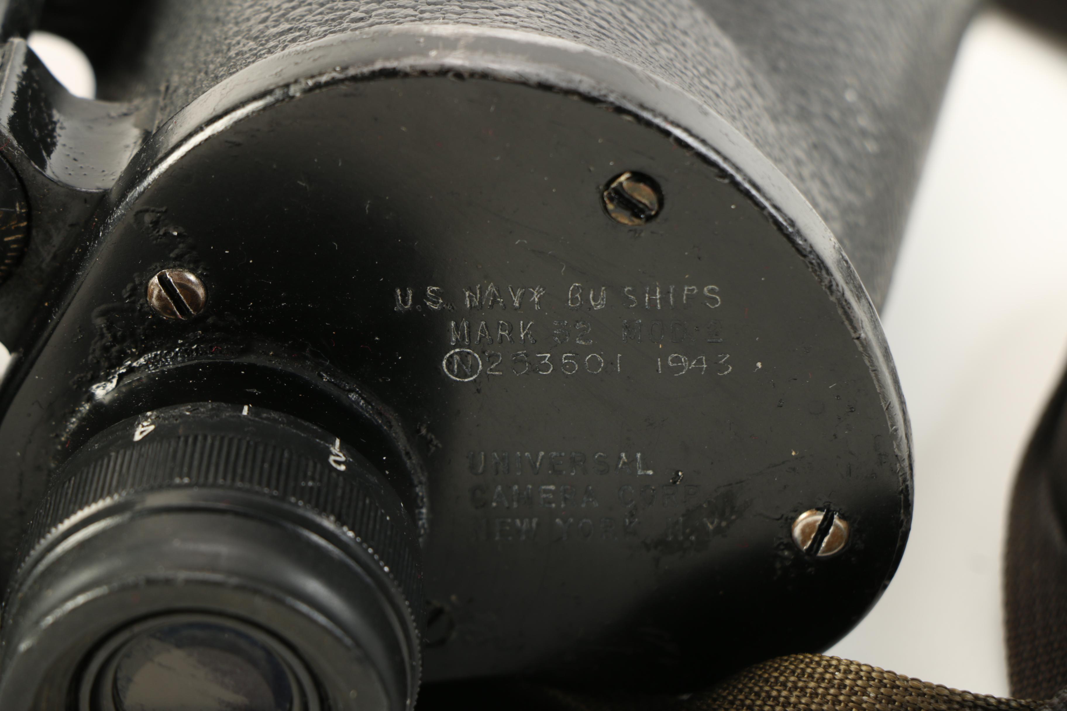 1943 U.S. Navy WWII Binoculars
