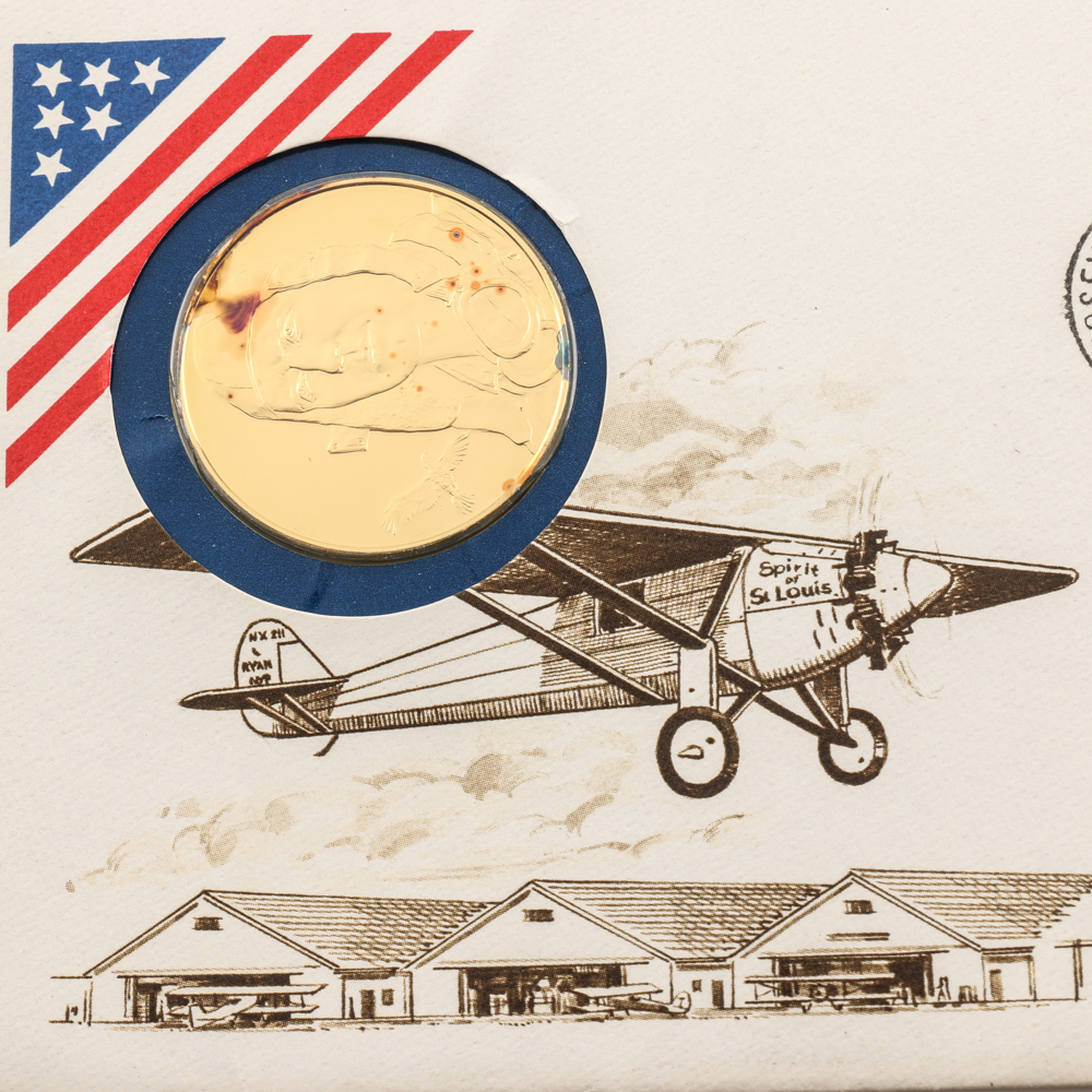 Three Commemorative First Day Covers and Medals