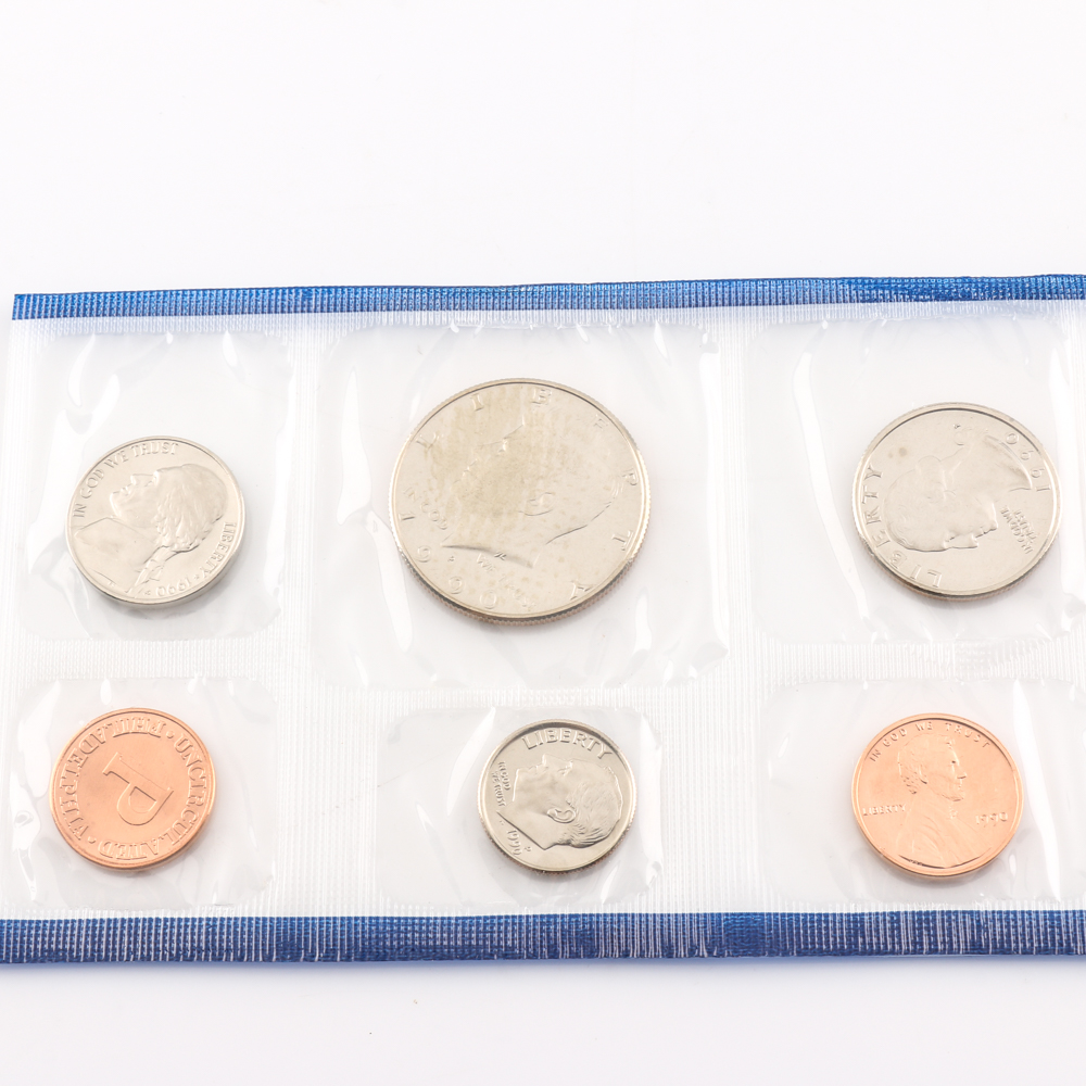 Nine U.S. Mint Uncirculated Sets