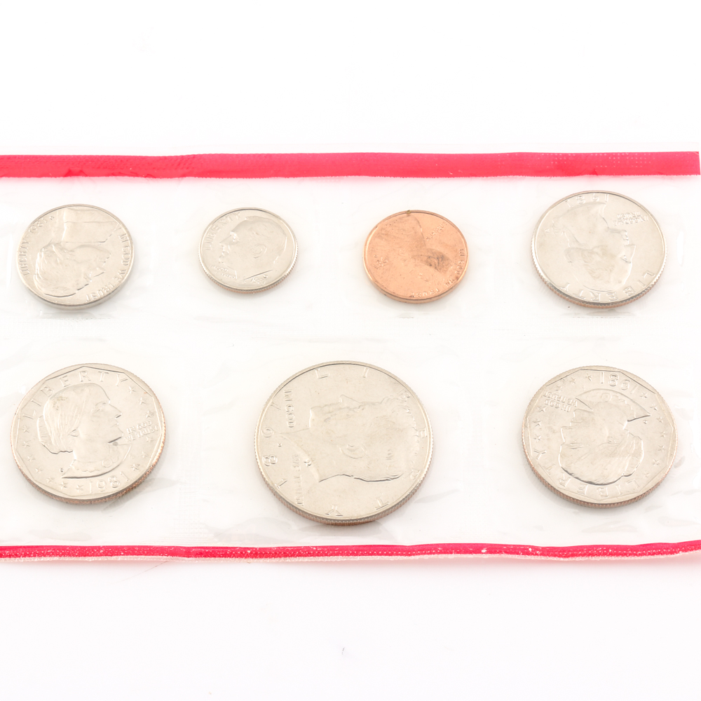 Nine U.S. Mint Uncirculated Sets