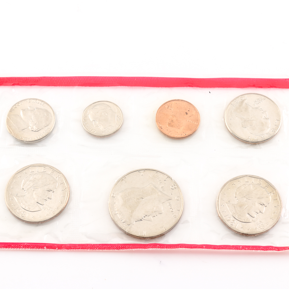 Nine U.S. Mint Uncirculated Sets