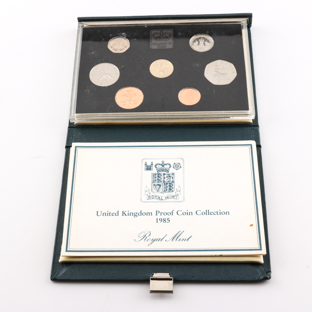 1985 United Kingdom Proof Coin Collection
