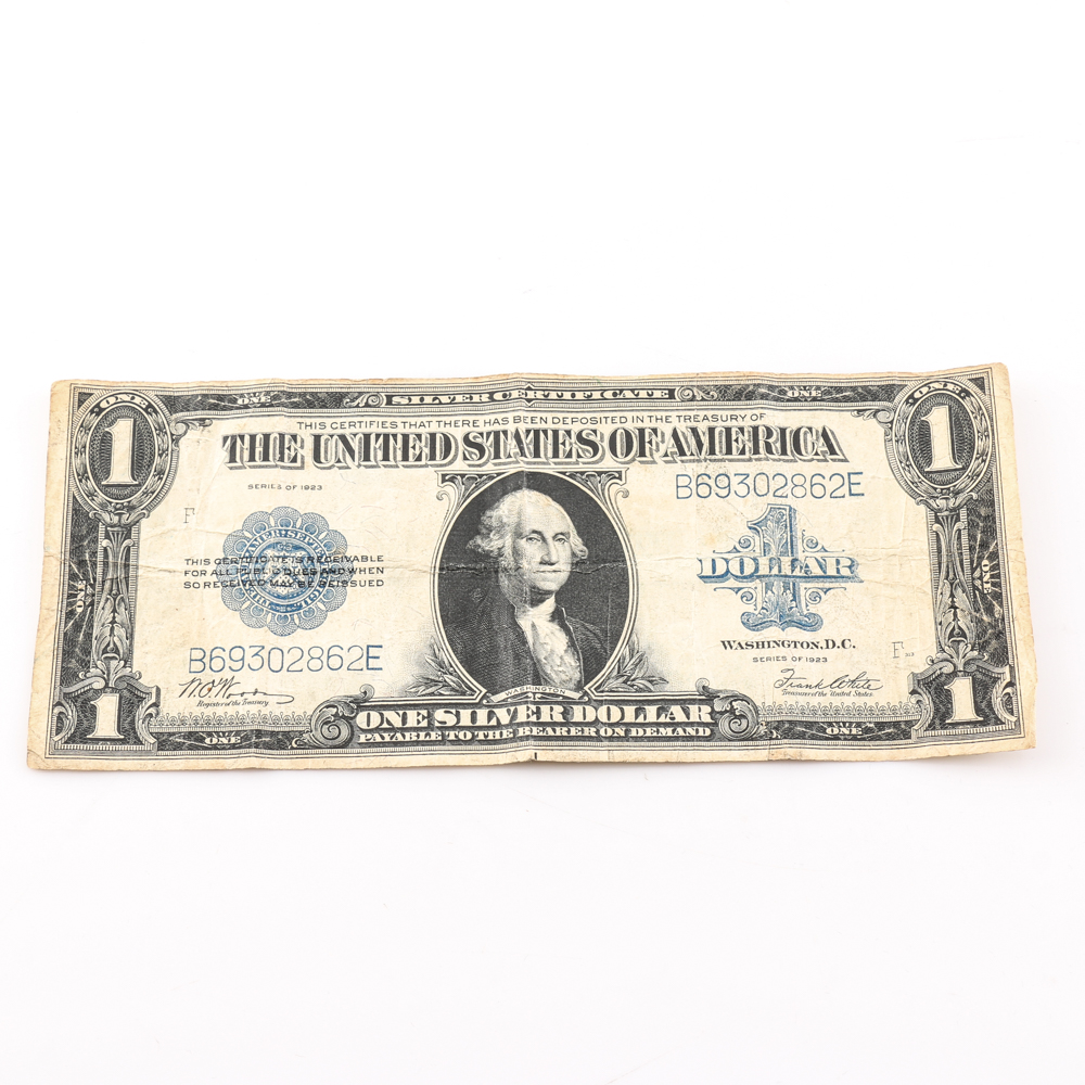 Series of 1923 One Dollar Silver Certificate