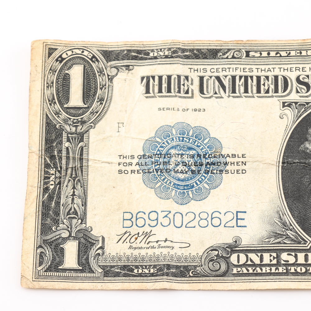Series of 1923 One Dollar Silver Certificate