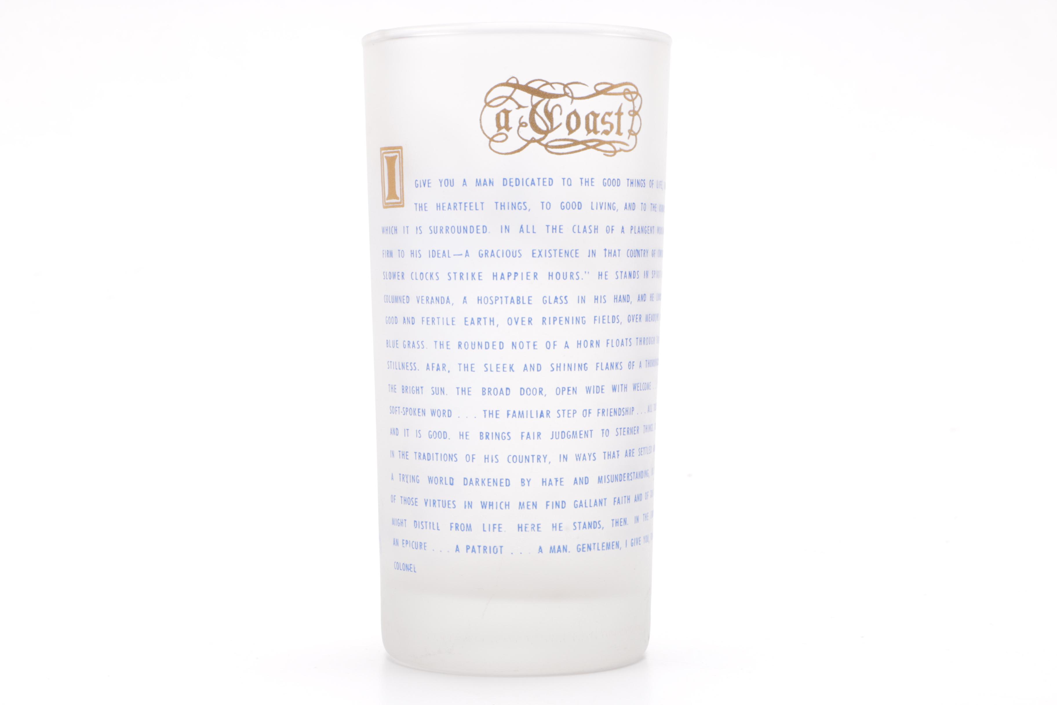 Kentucky Derby and State Glasses