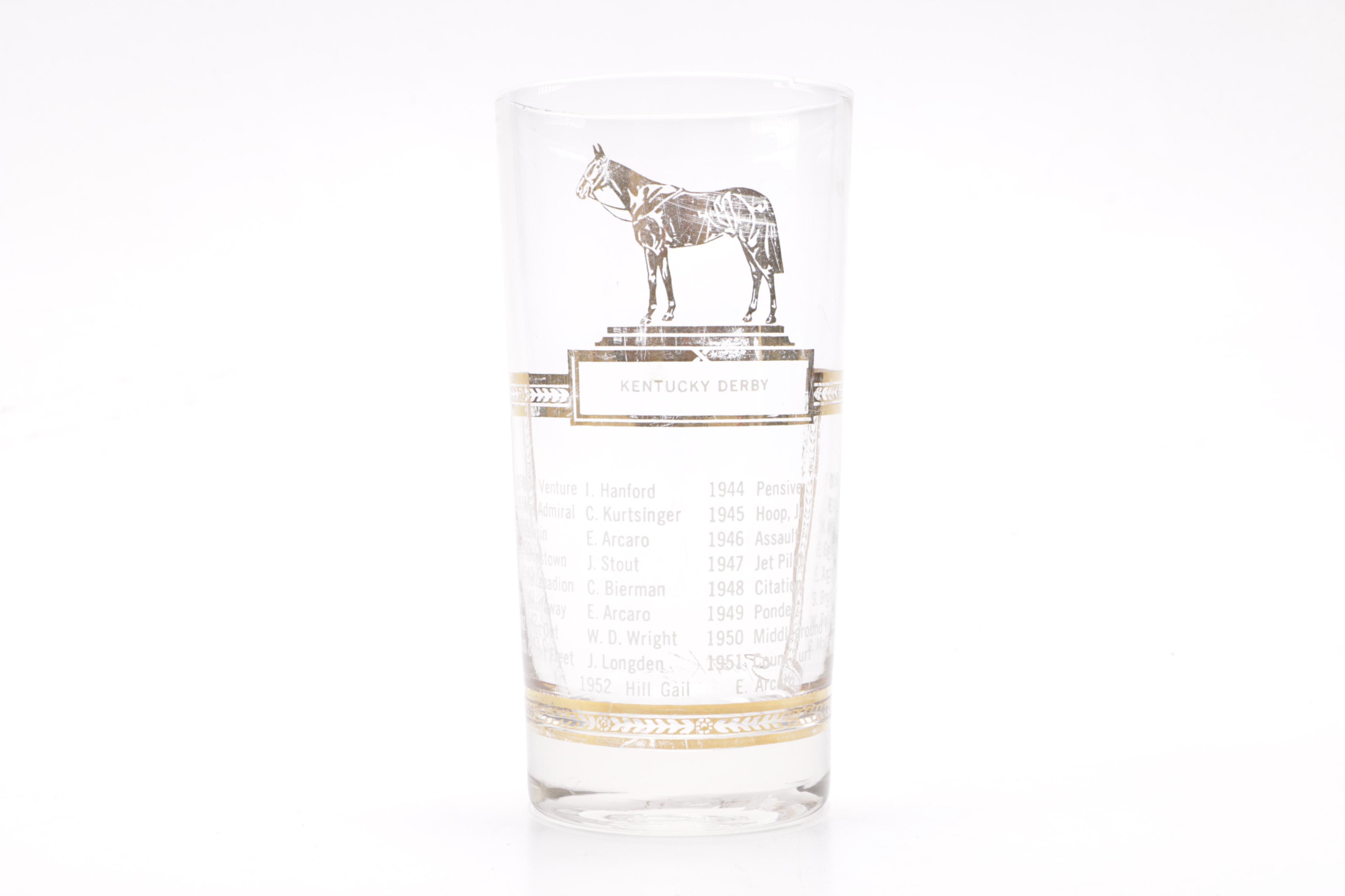 Kentucky Derby and State Glasses