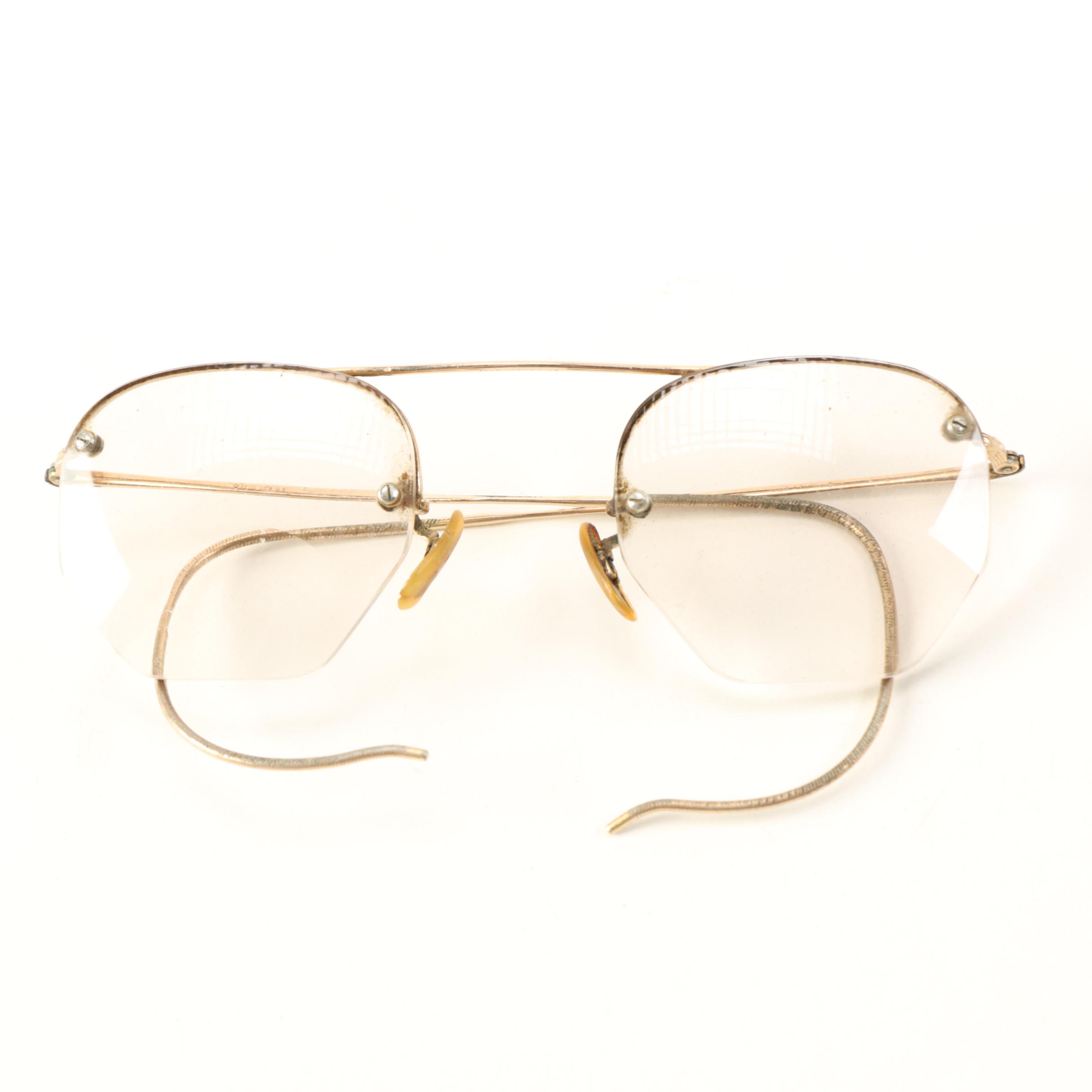 Vintage Gold Rimmed Eyeglasses