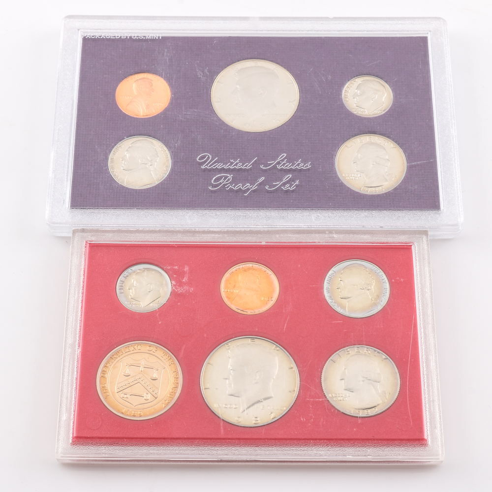 Two U.S. Mint Proof Sets