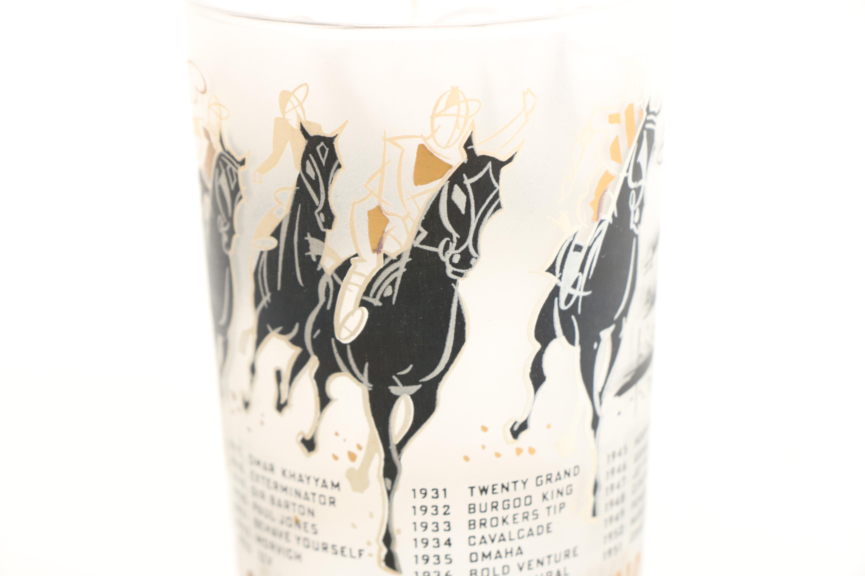 1960 Kentucky Derby Glass