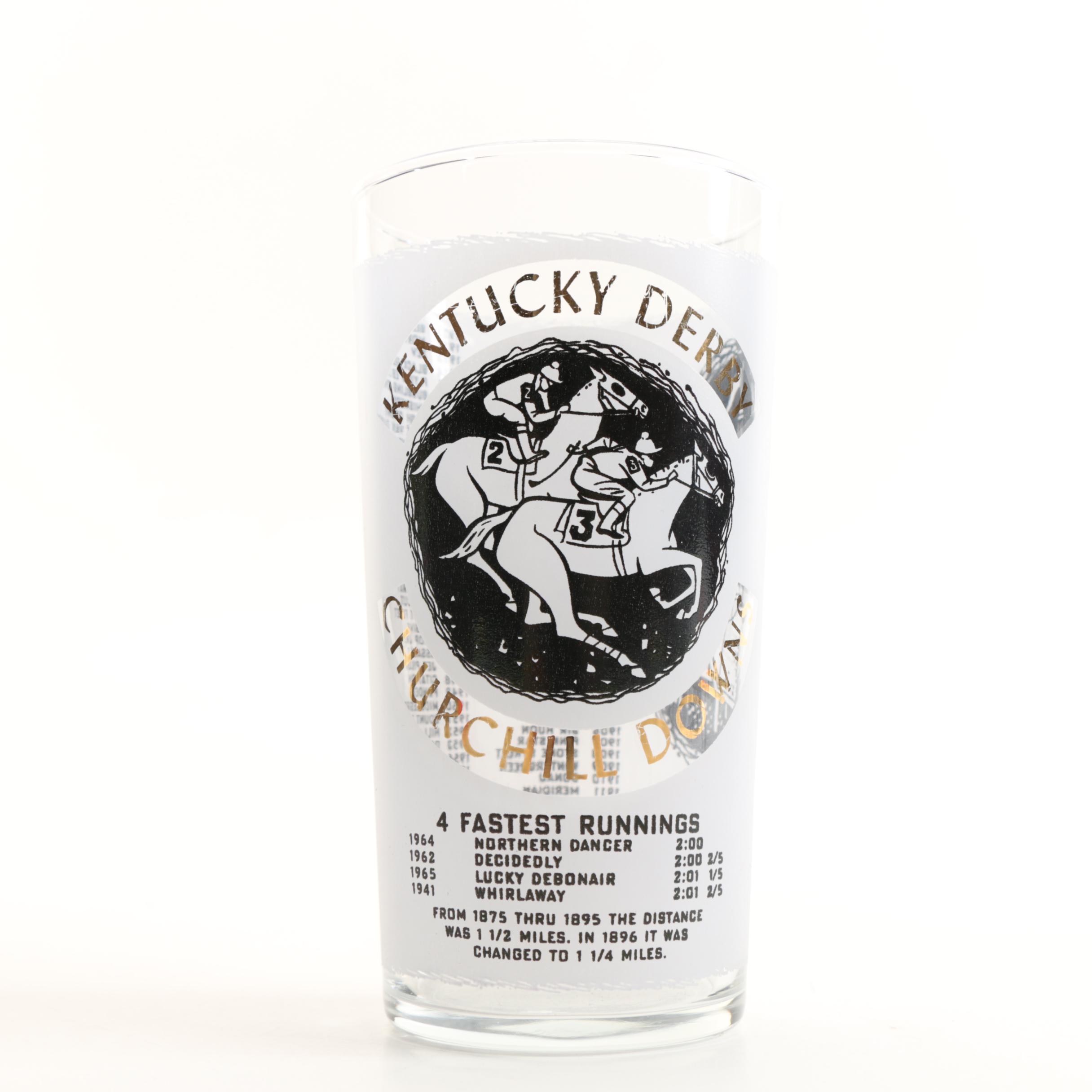 Kentucky Derby Glass Listing Fastest Races