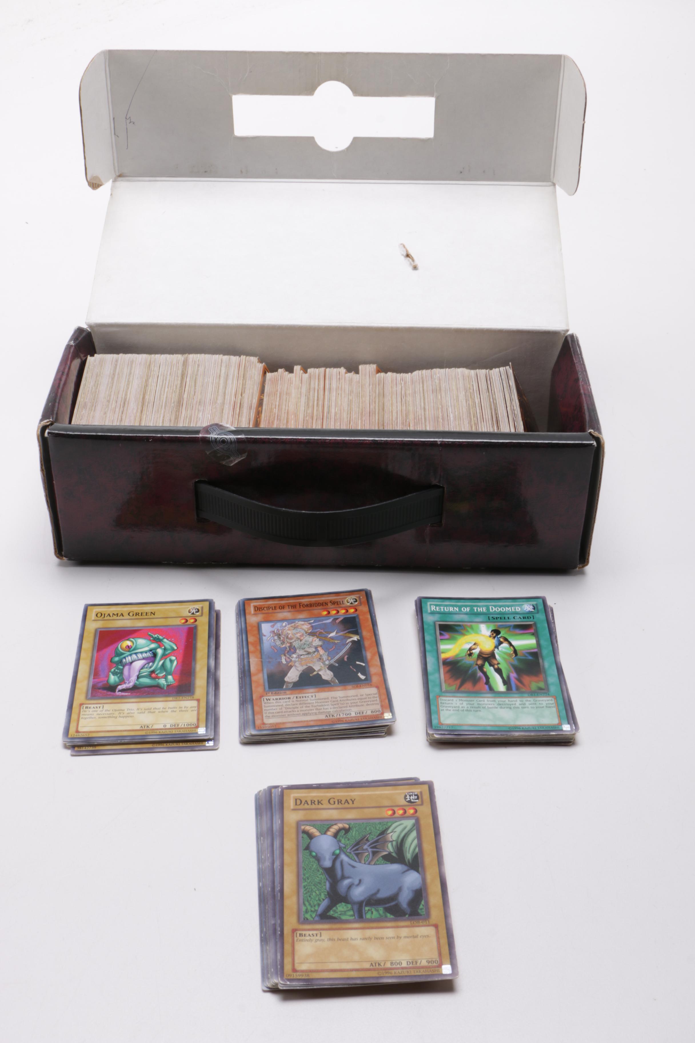 "Yu-Gi-Oh" Trading Card Game Cards Including "Exodia the Forbidden One"