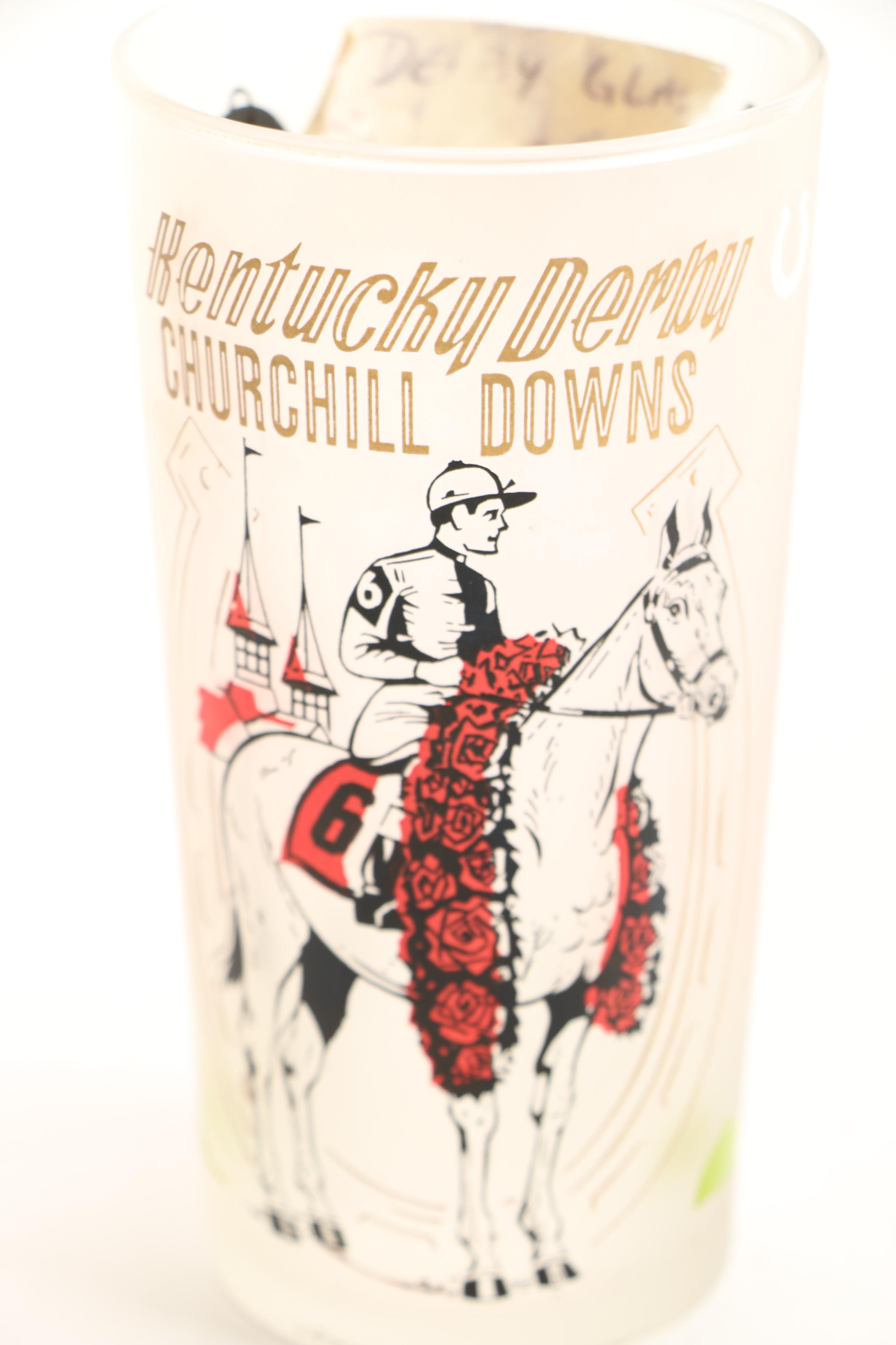 1962 Kentucky Derby Glass