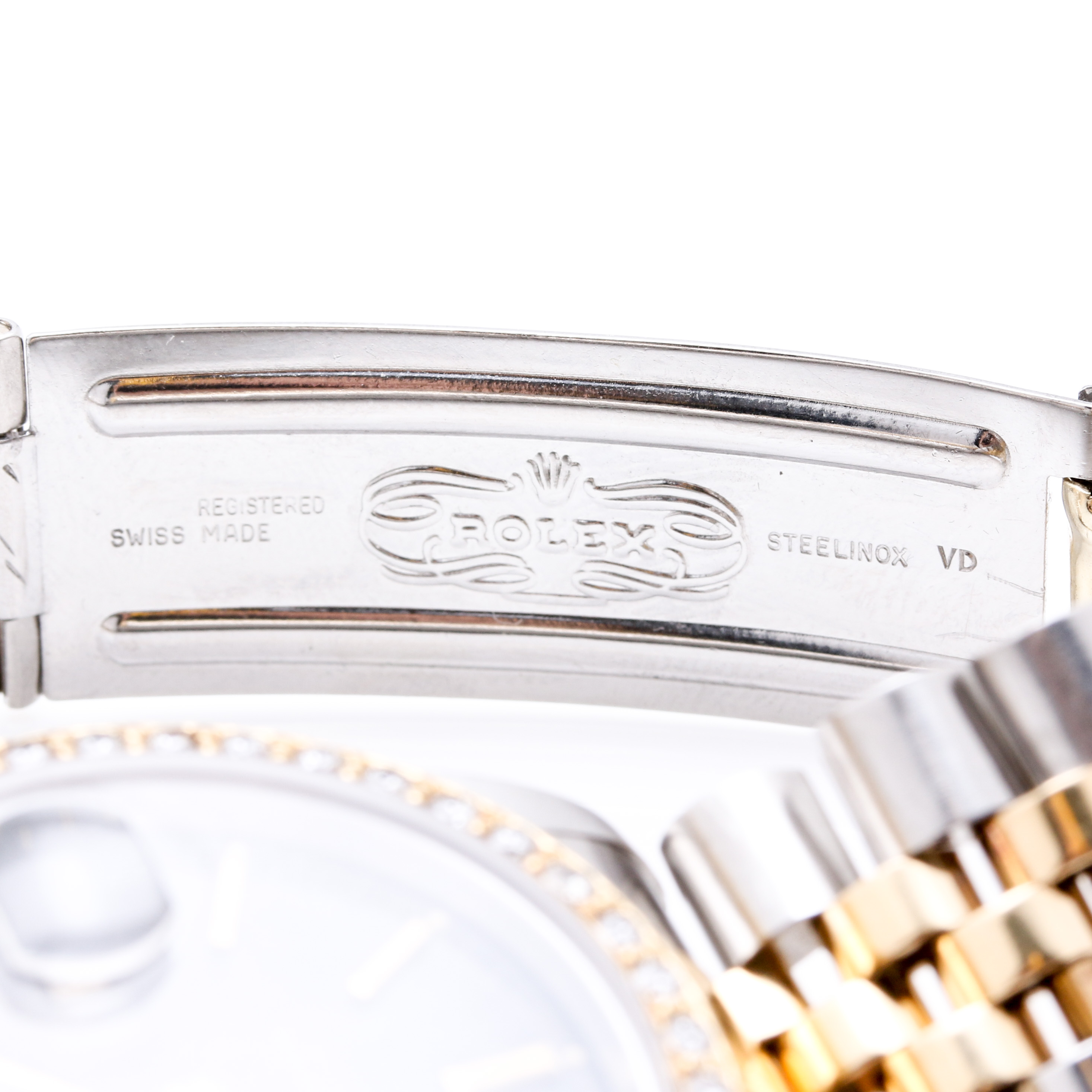 Rolex 18K Yellow Gold and Stainless Steel 1.00 CTW Diamond Watch