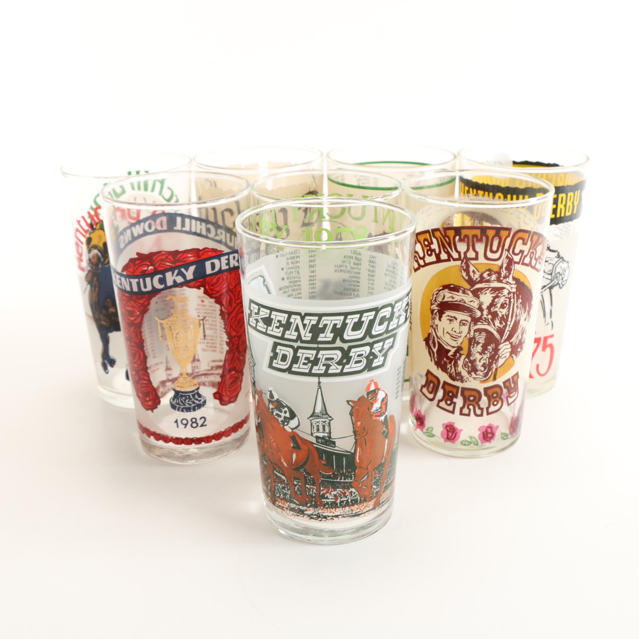 Kentucky Derby Drinking Glasses
