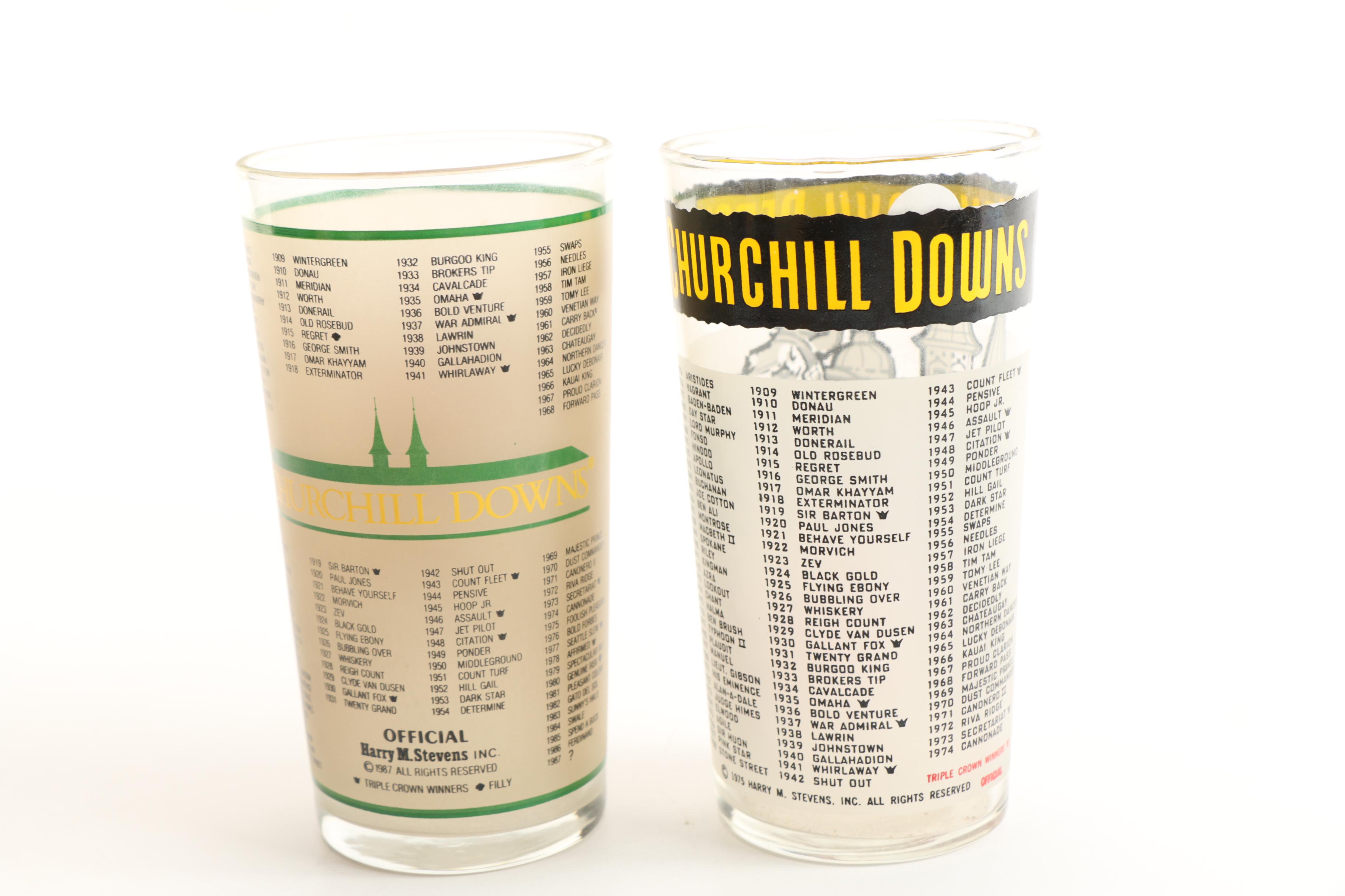 Kentucky Derby Drinking Glasses