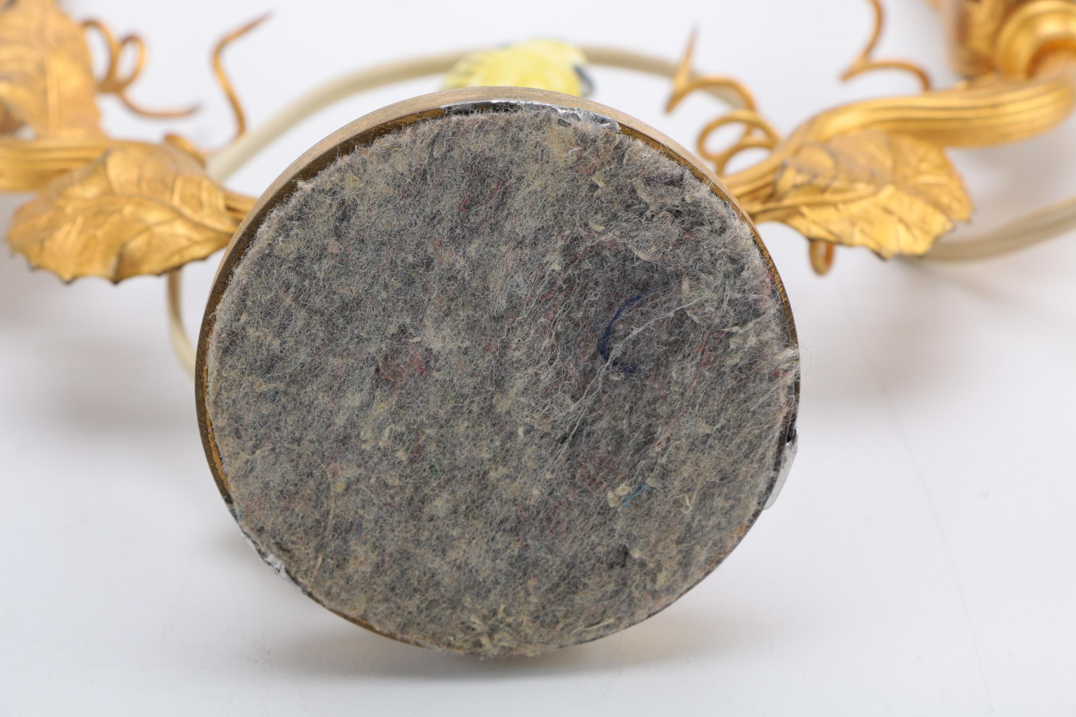 Vintage Bird Candelabra Table Lamps