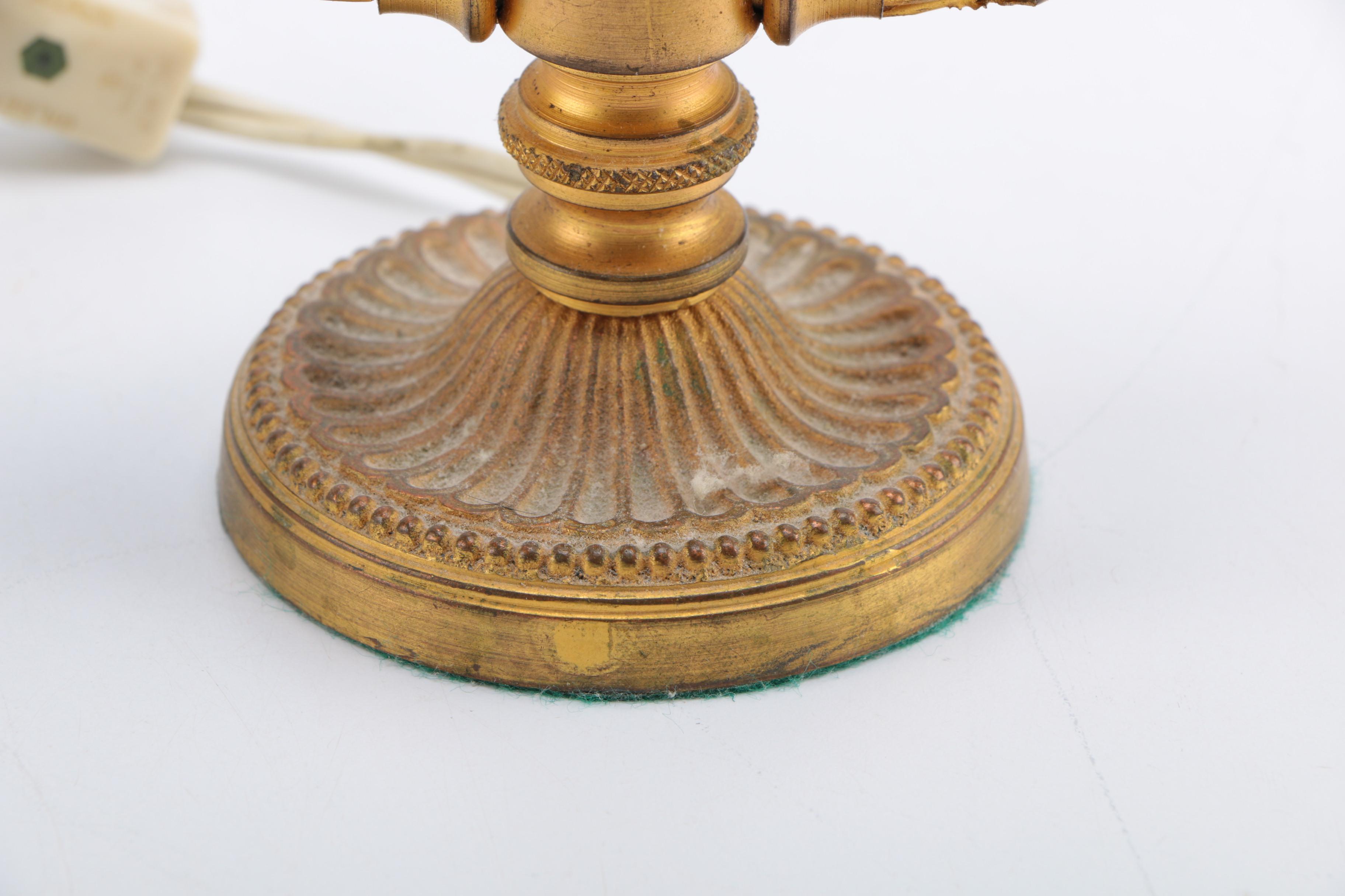 Vintage Bird Candelabra Table Lamps