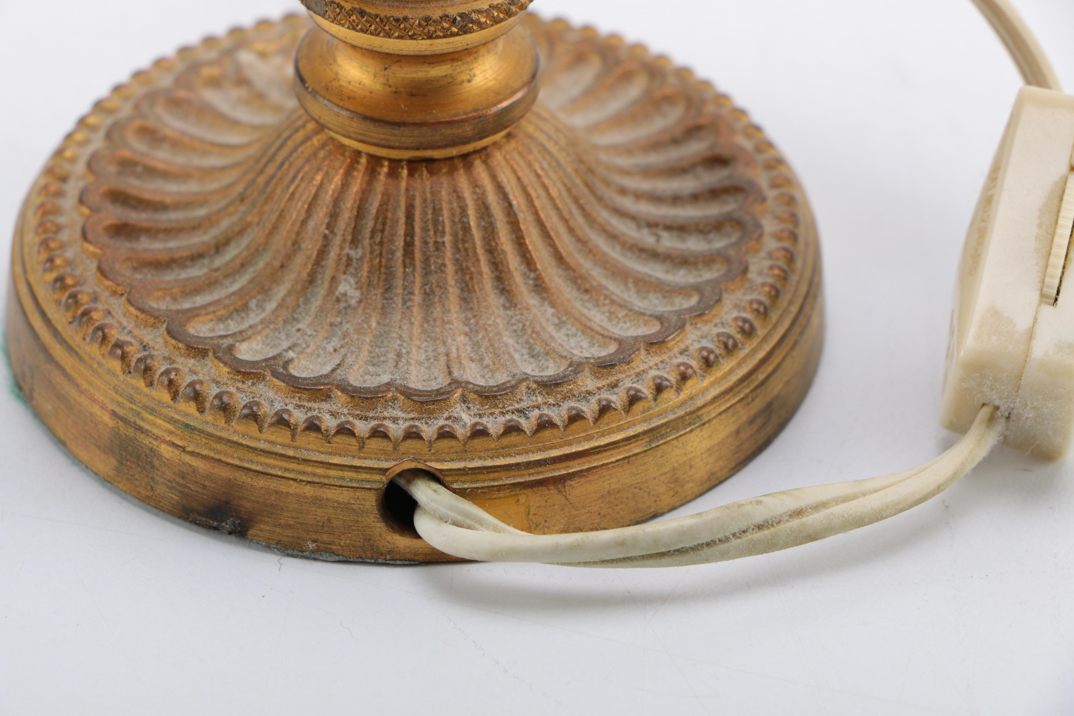 Vintage Bird Candelabra Table Lamps