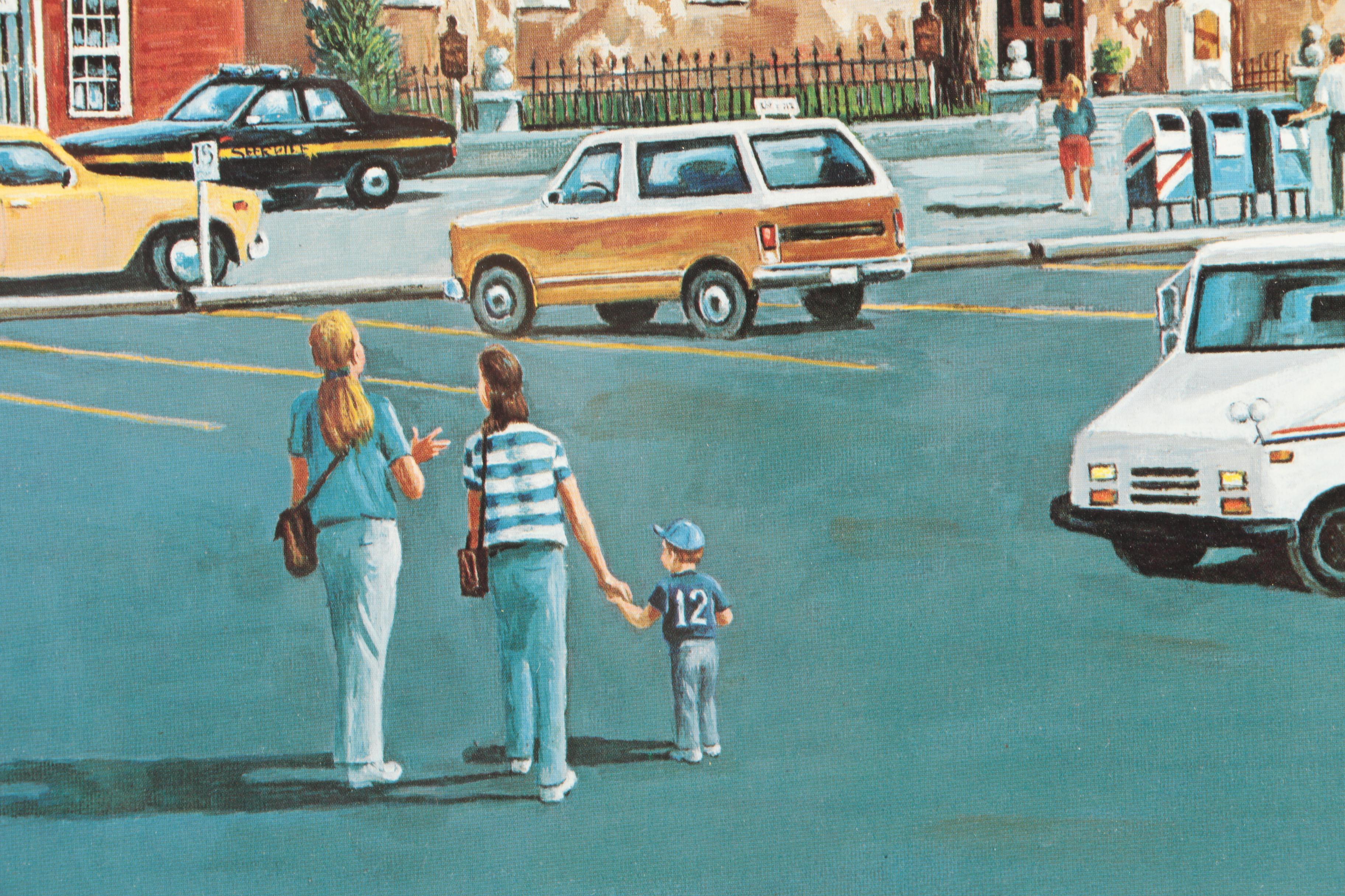 Signed Limited Edition Offset Lithograph After Glenn Robertson's "Logan County Courthouse"