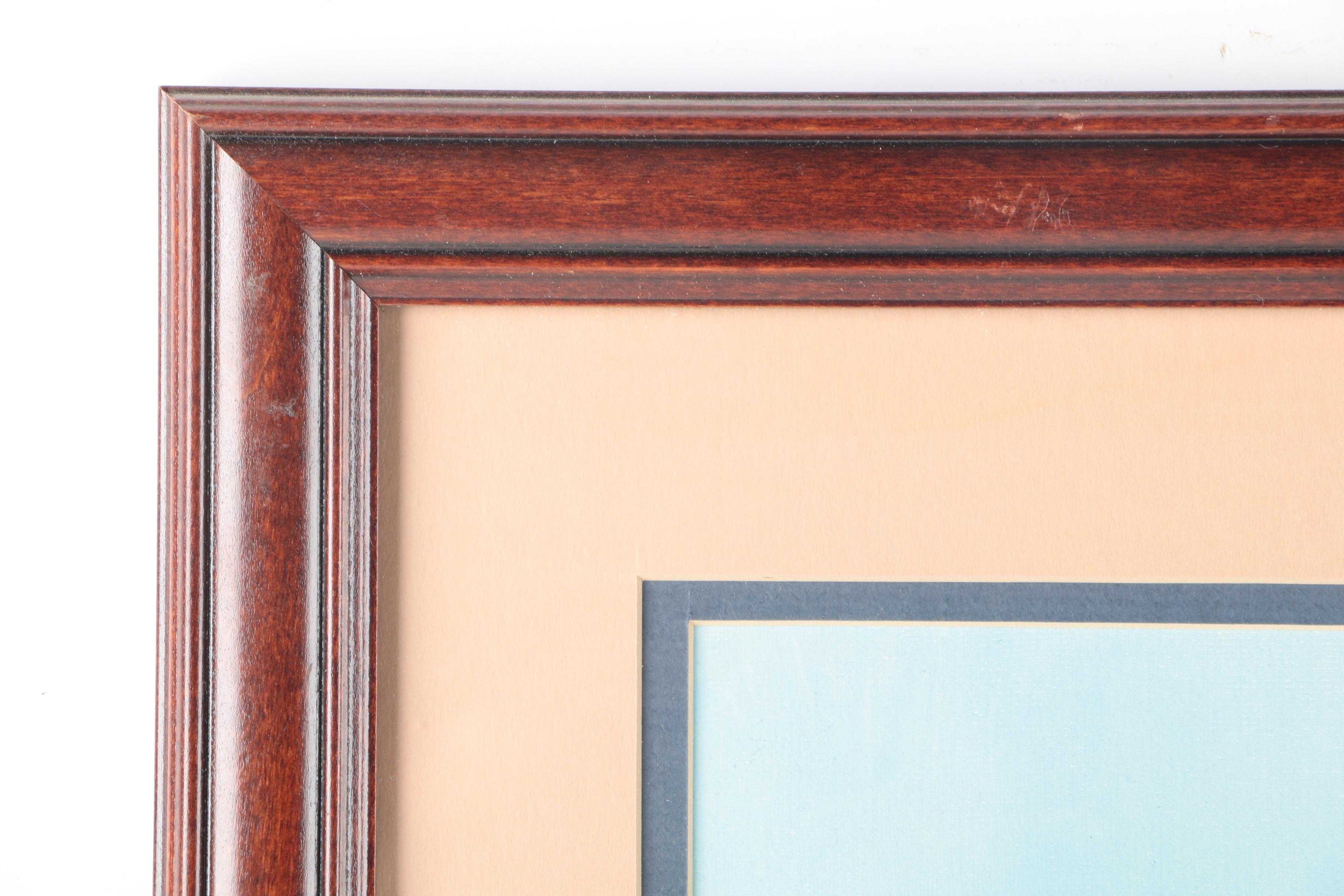 Signed Limited Edition Offset Lithograph After Glenn Robertson's "Logan County Courthouse"