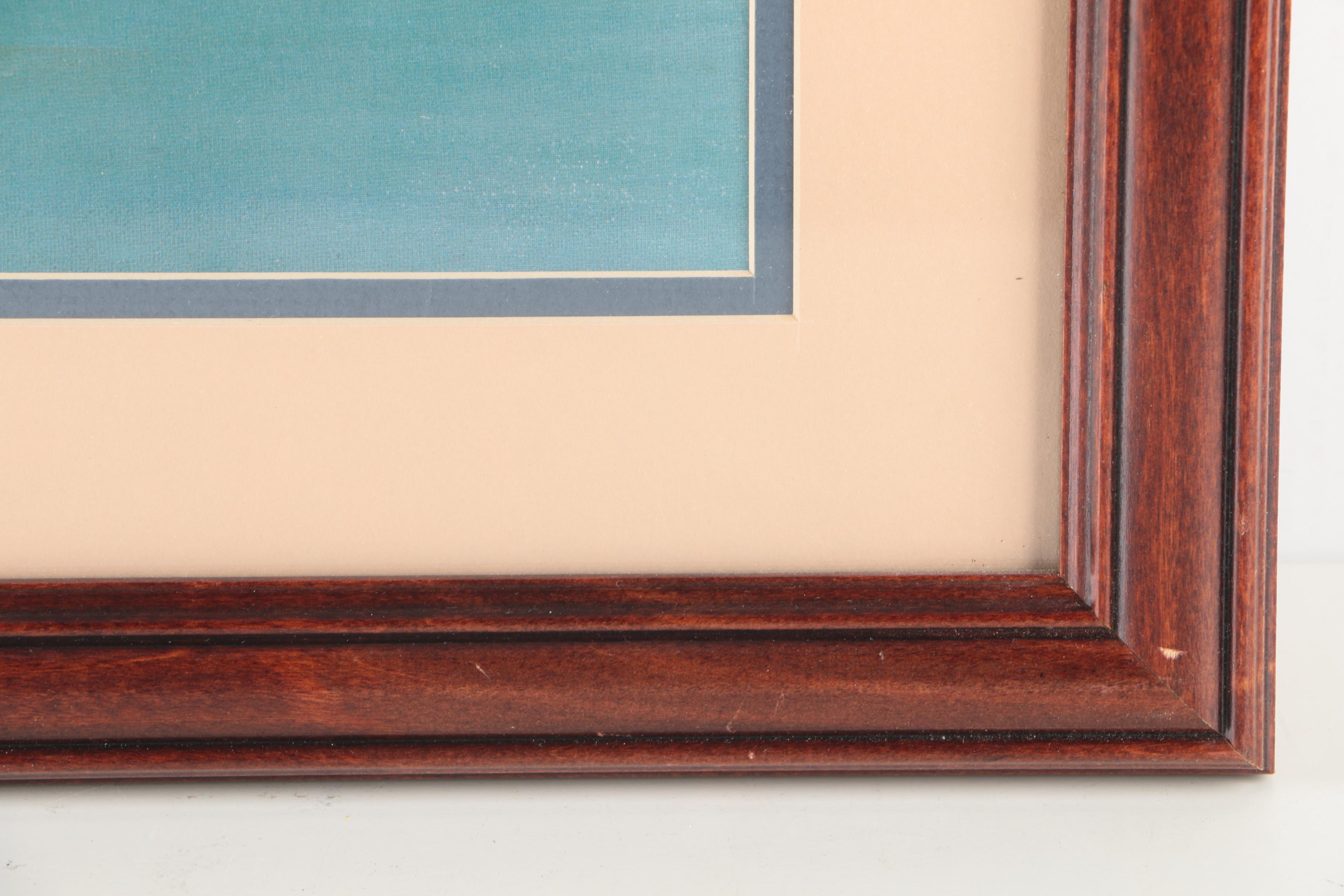 Signed Limited Edition Offset Lithograph After Glenn Robertson's "Logan County Courthouse"