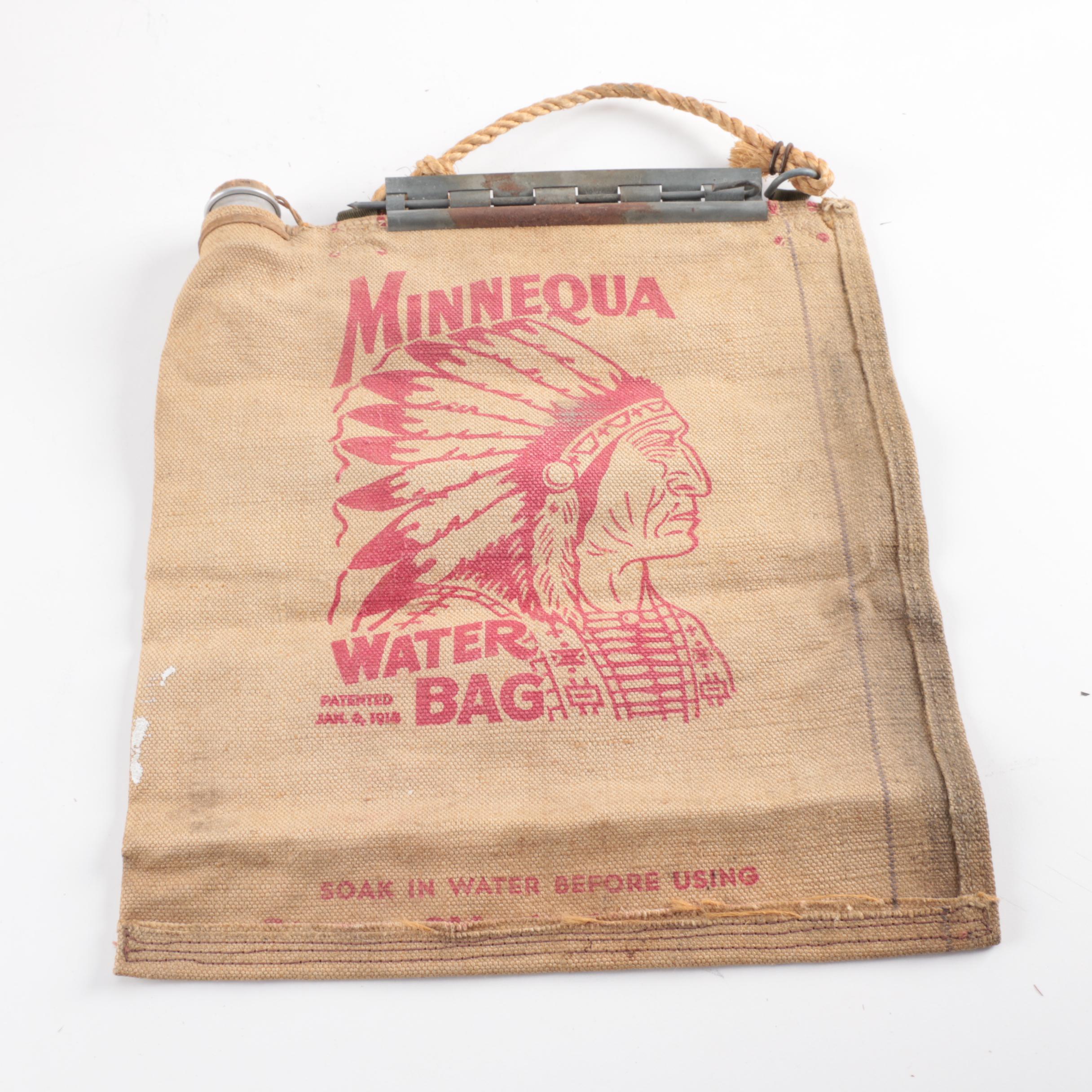 Minnequa Water Bag and Wooded Sifter