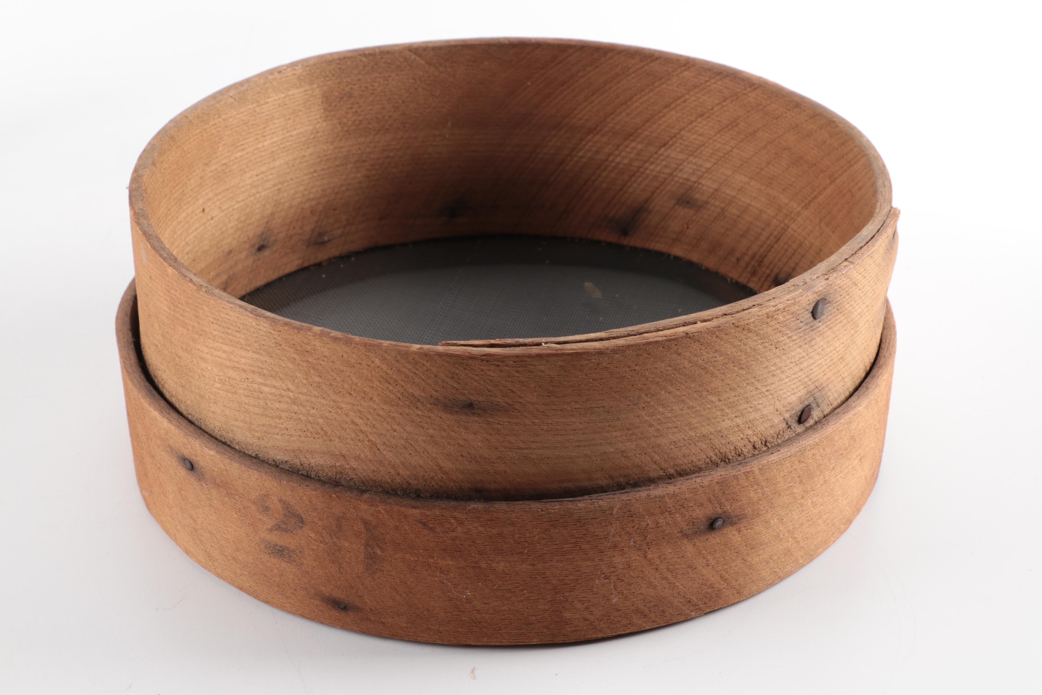 Minnequa Water Bag and Wooded Sifter