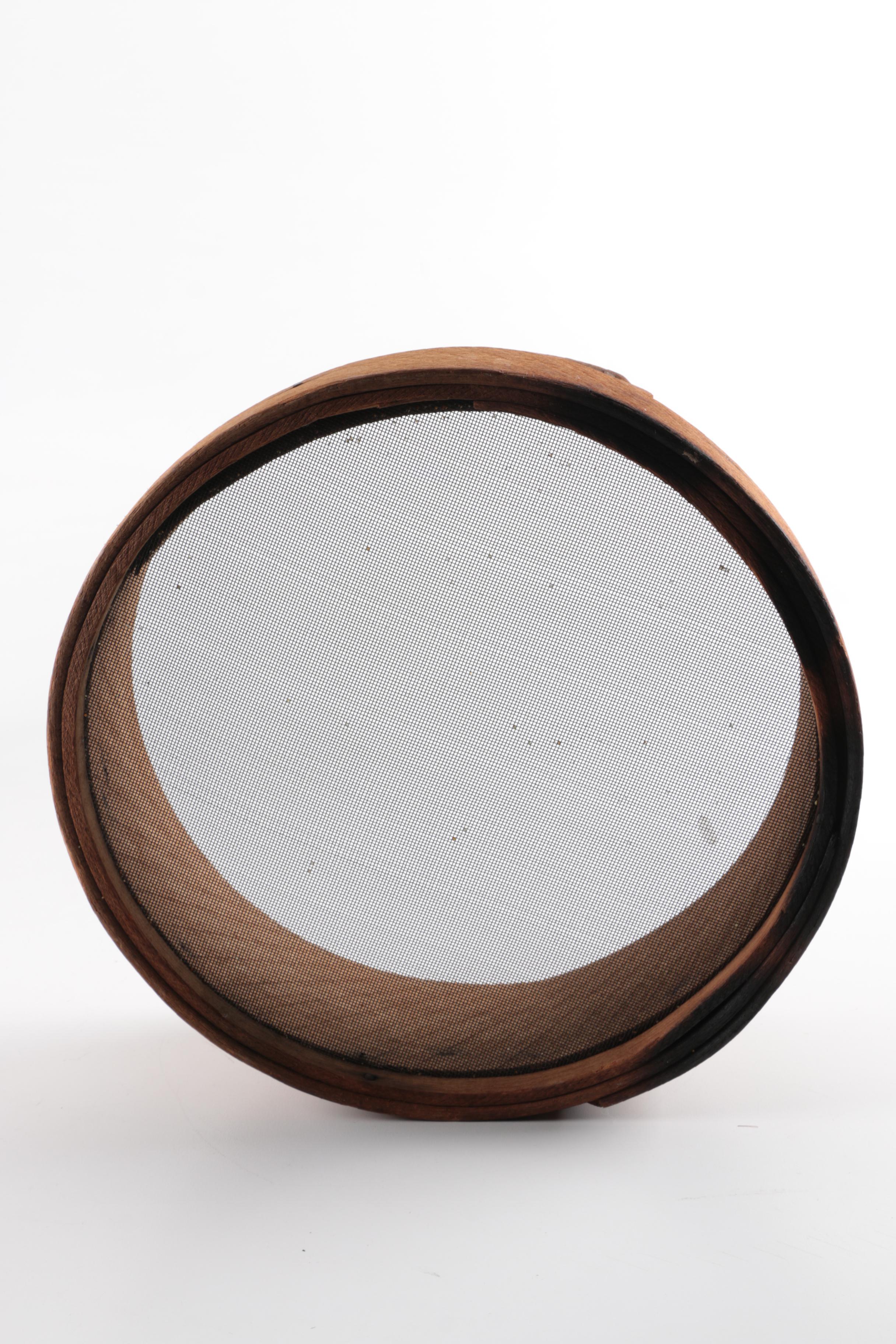 Minnequa Water Bag and Wooded Sifter