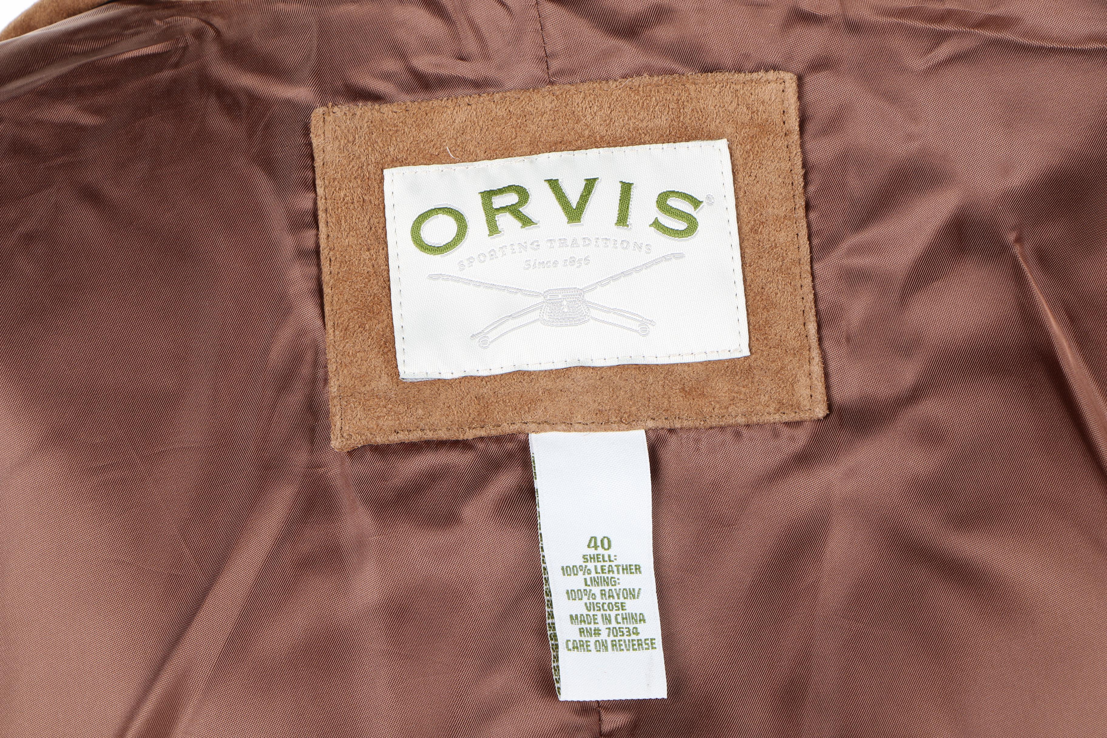 Orvis Men's Suede Jacket