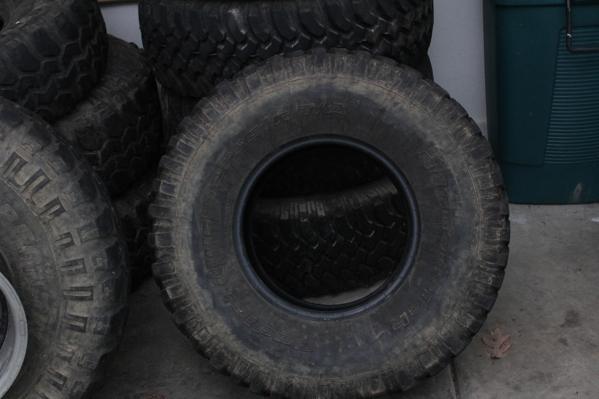 Five BFGoodrich Radial Mud-Terrain Tires