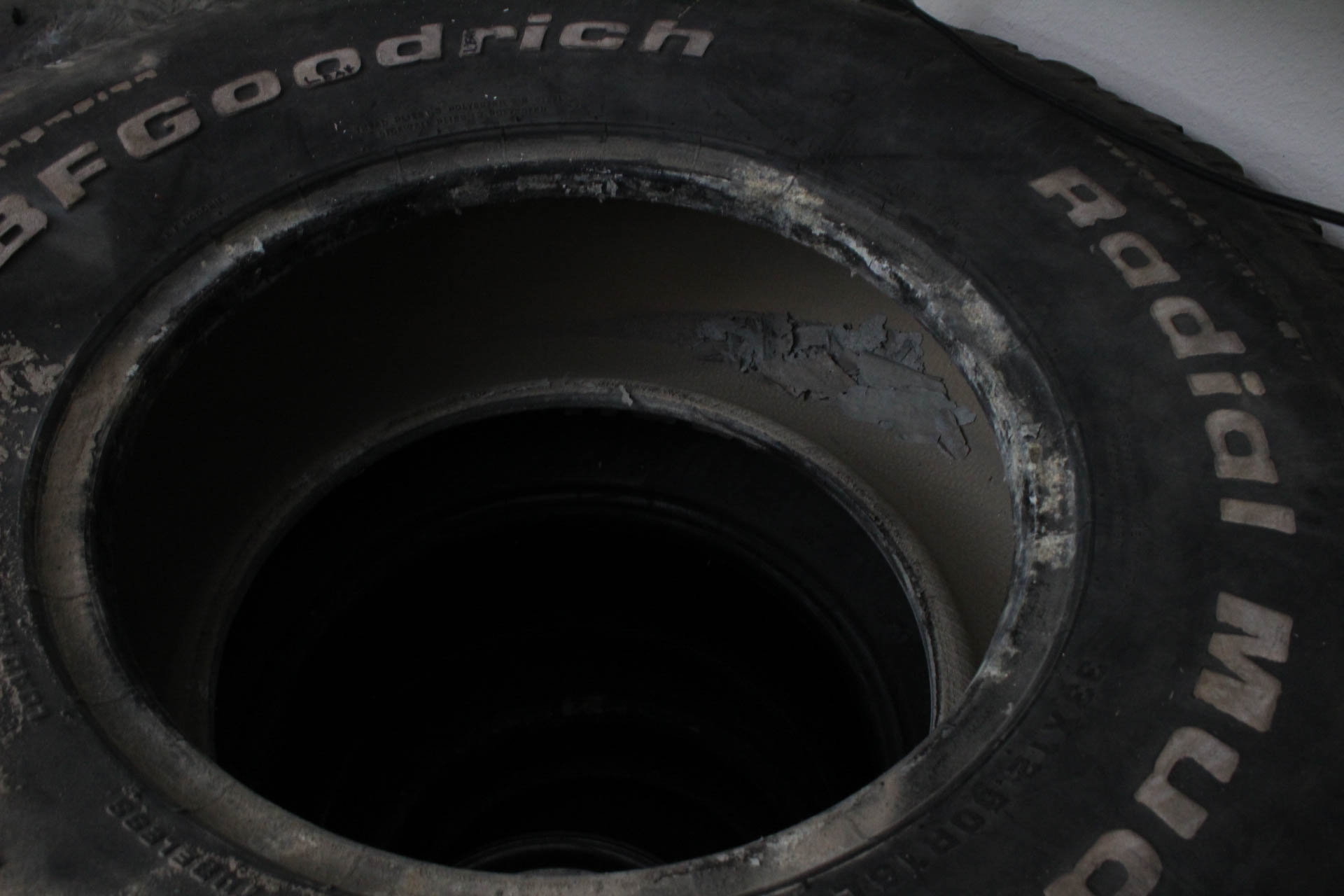 Five BFGoodrich Radial Mud-Terrain Tires